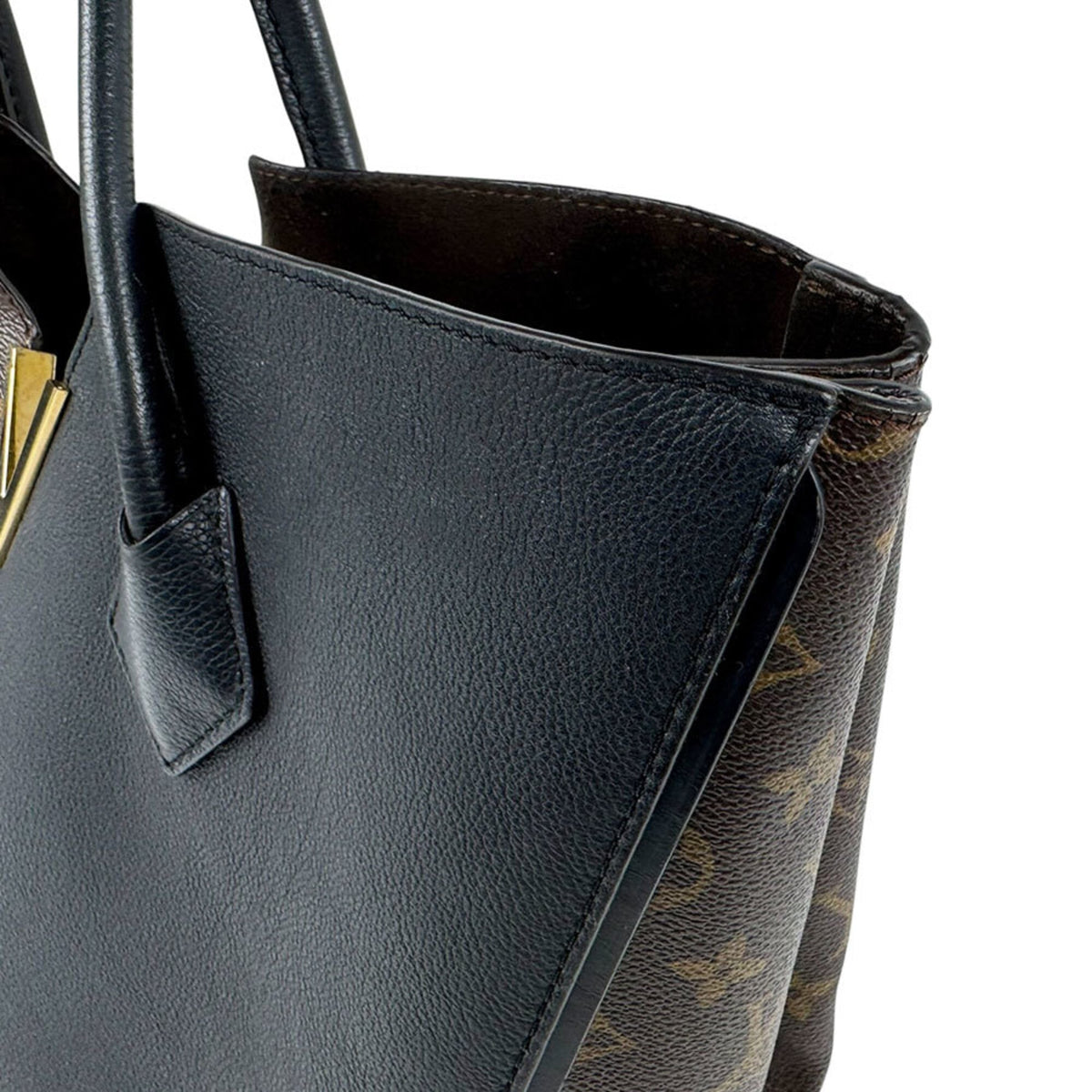 Louis Vuitton Black Brown Monogram Monogram Handbag (Pre-Owned)