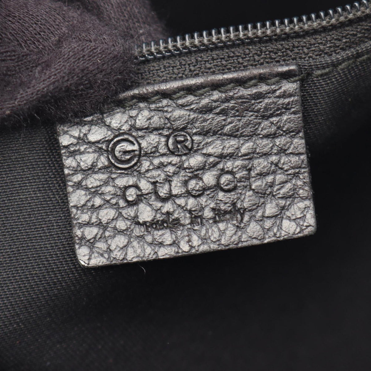 Gucci Black Nylon Leather Shoulder Bag (Pre-Owned)