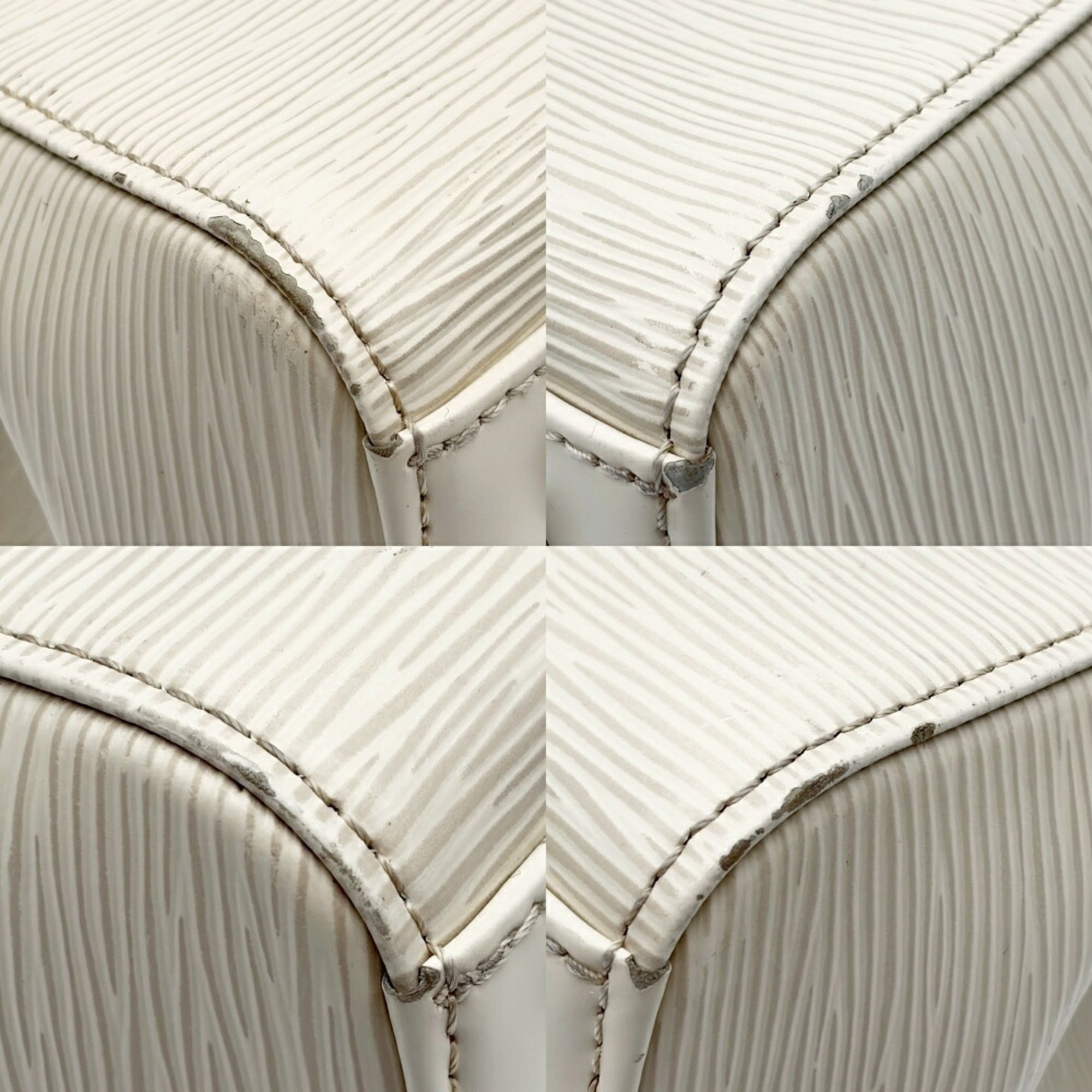 Louis Vuitton Lv Off White Epi Leather Shoulder Bag (Pre-Owned)