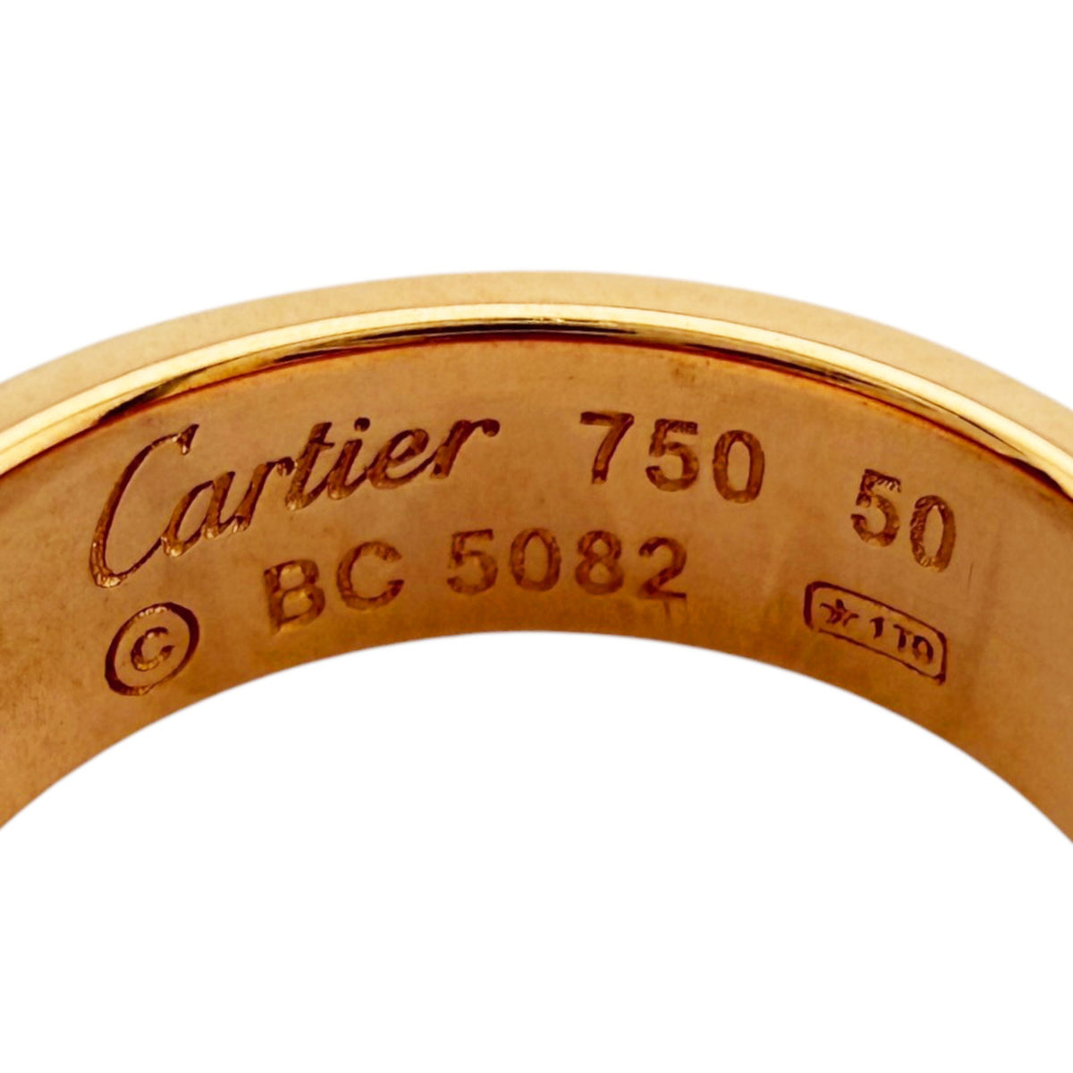 Cartier Pink Gold Pink Gold (18K) Band Ring (Pre-Owned)