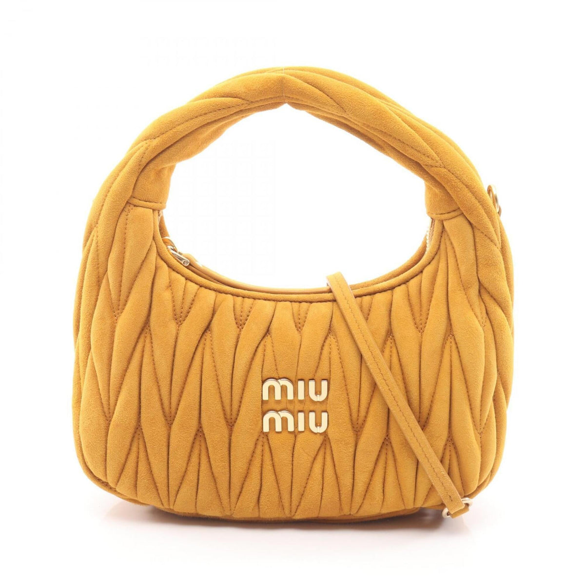 Miu Miu Brown Suede Handbag (Pre-Owned)