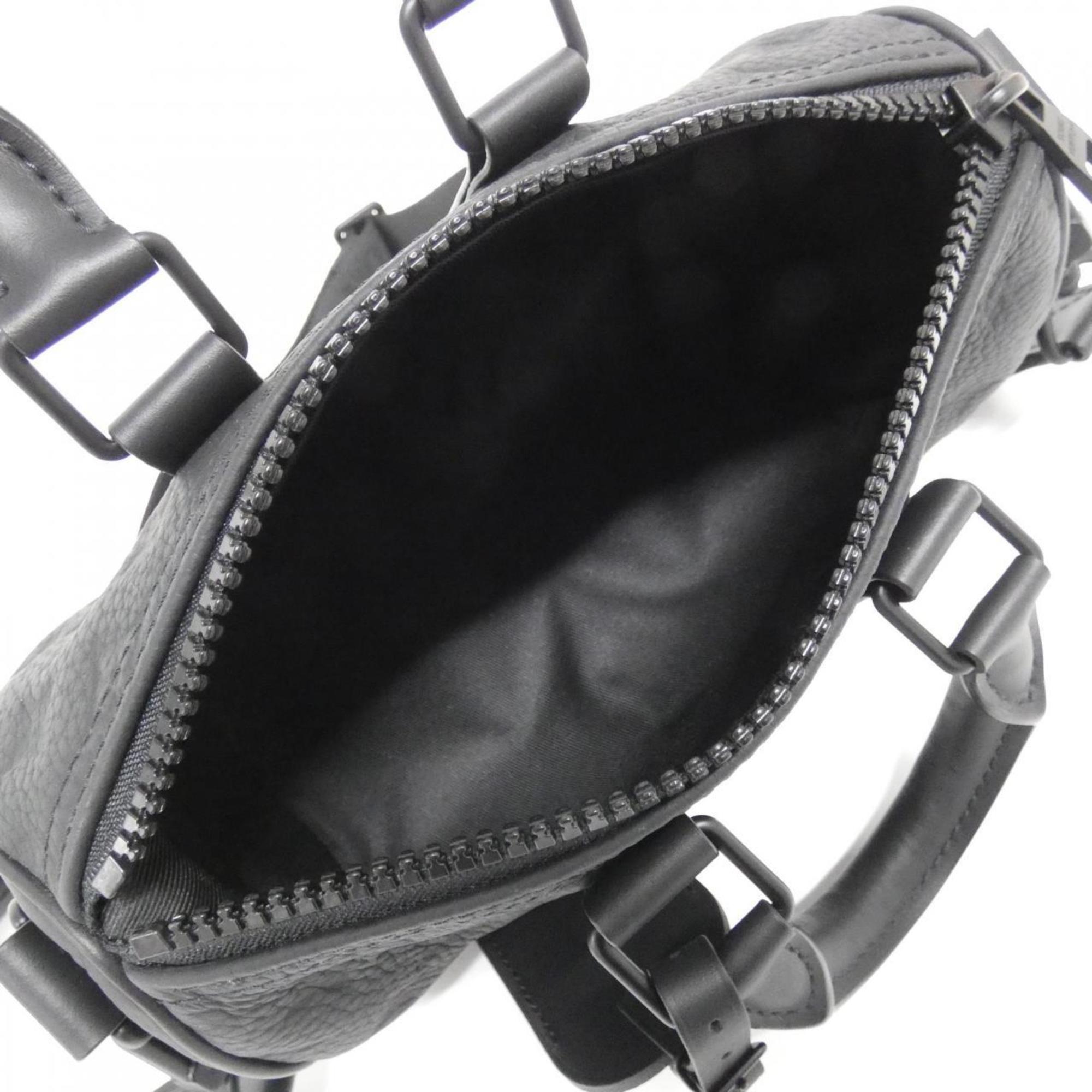 Louis Vuitton Taurillon Black Leather Boston Bag (Pre-Owned)