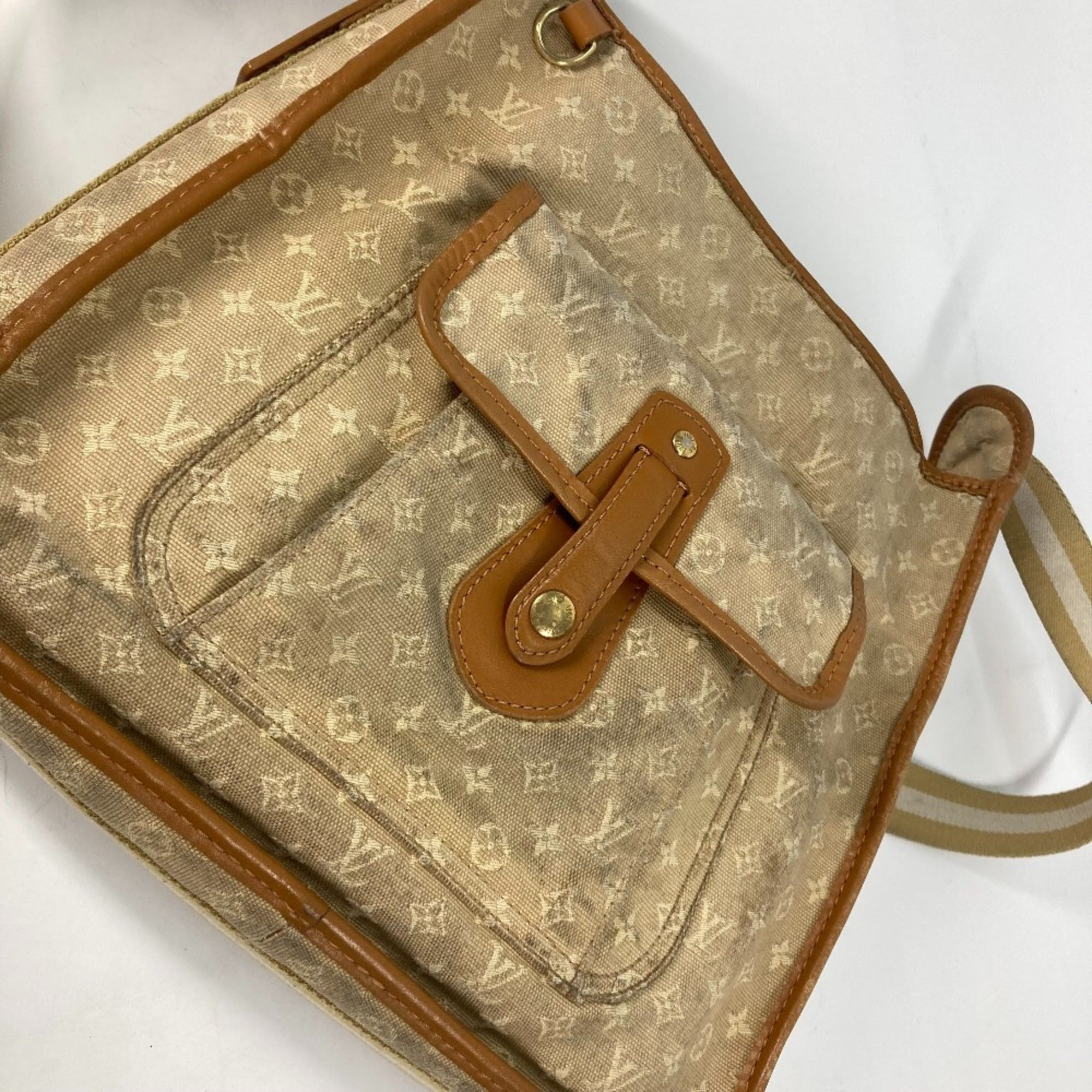 Louis Vuitton Beige Galle Monogram Monogram Mini Shoulder Bag (Pre-Owned)