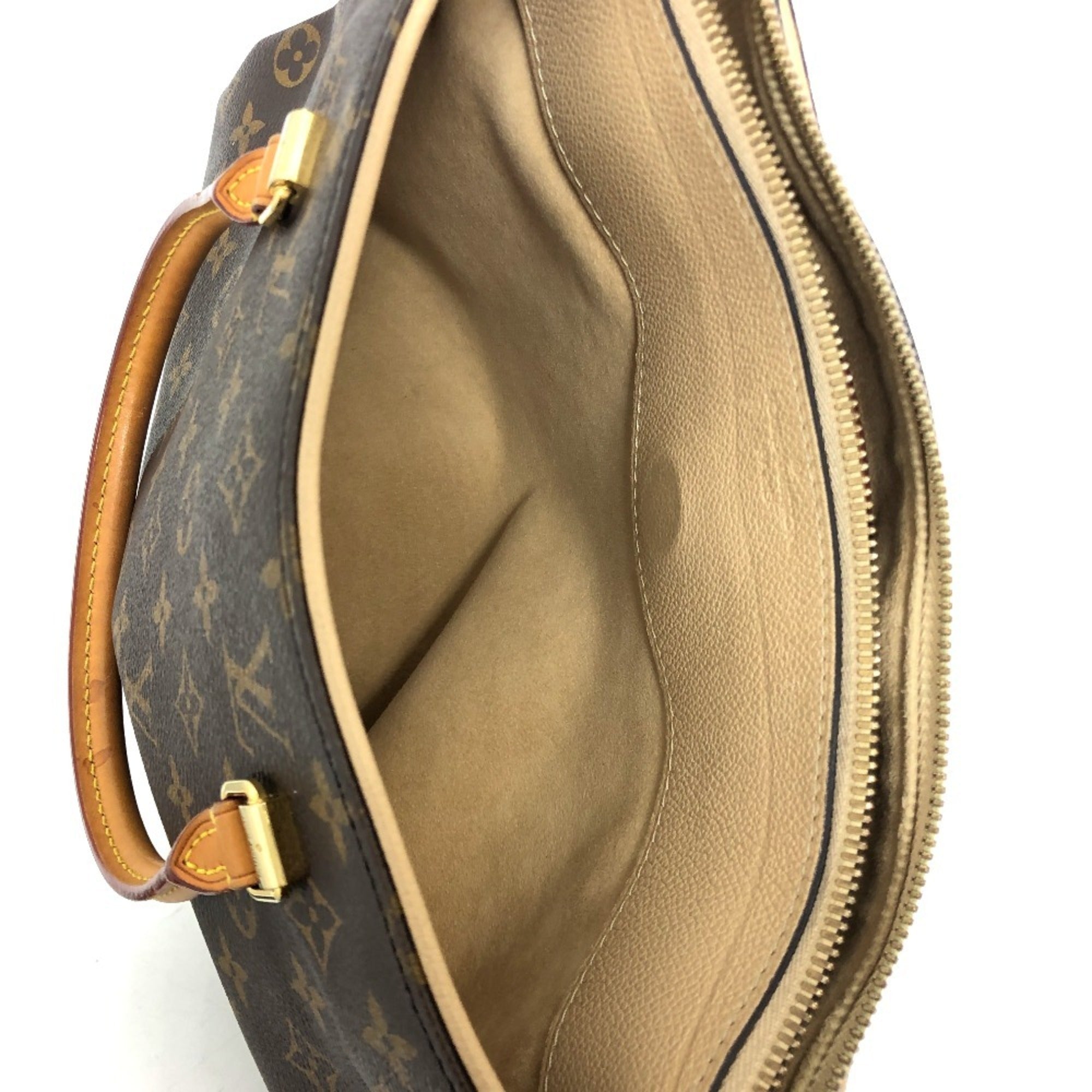 Louis Vuitton Monogram Beige Dune Monogram Boston Bag Shoulder Bag (Pre-Owned)
