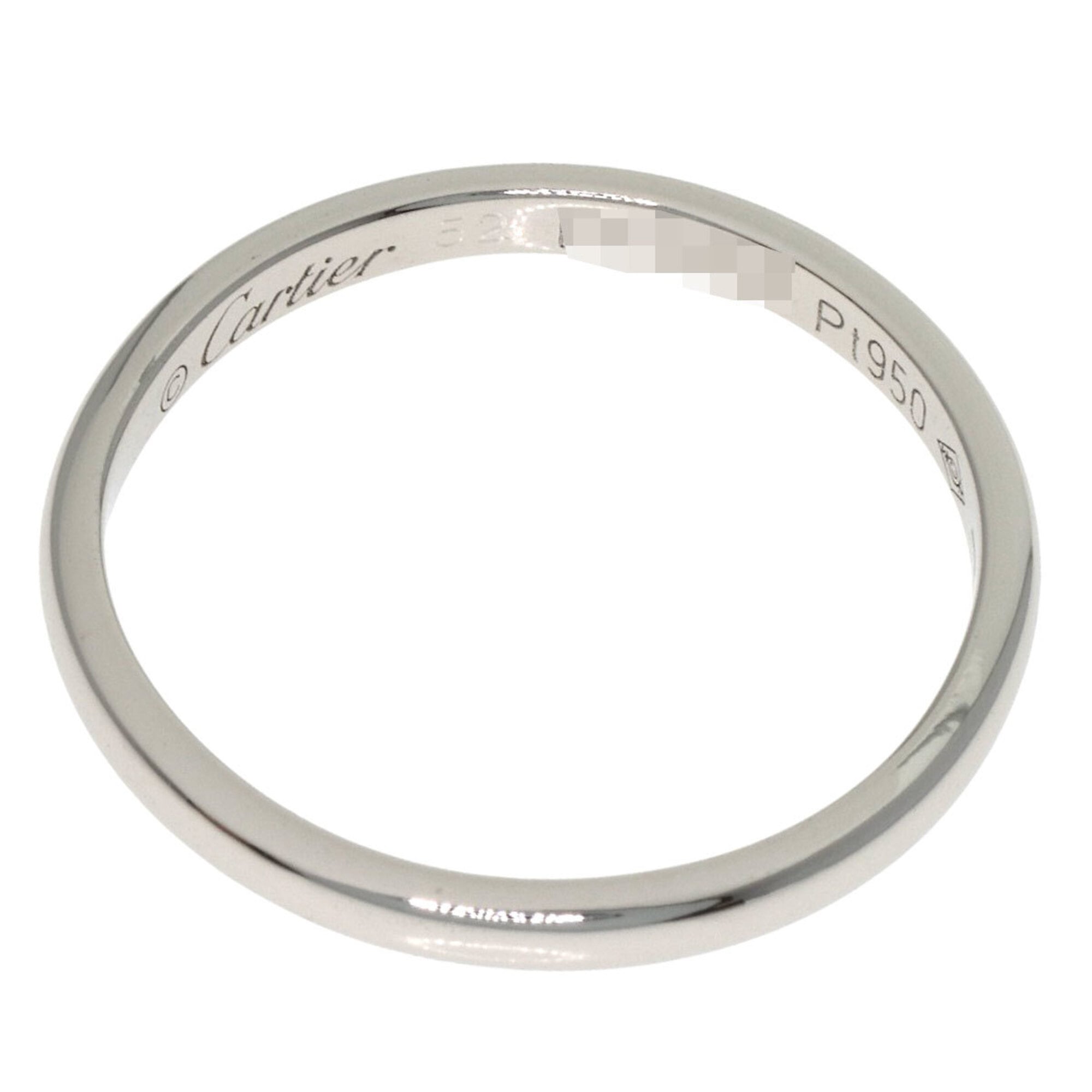 Cartier Platinum 950 Band Ring (Pre-Owned)