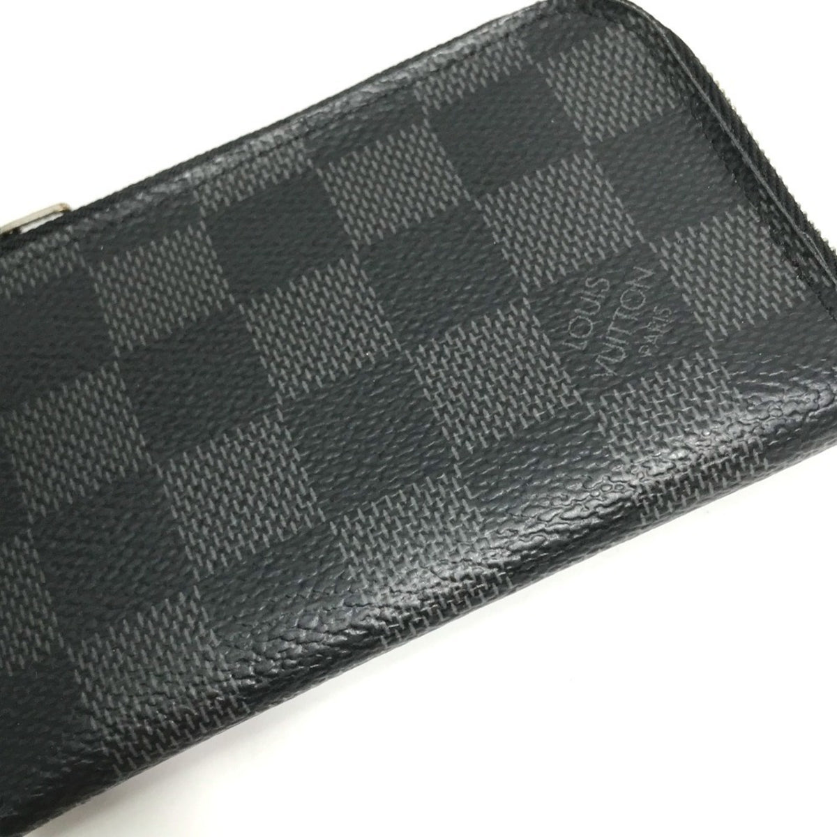 Louis Vuitton Black Damier Graphite Coin Purse/Coin Case (Pre-Owned)