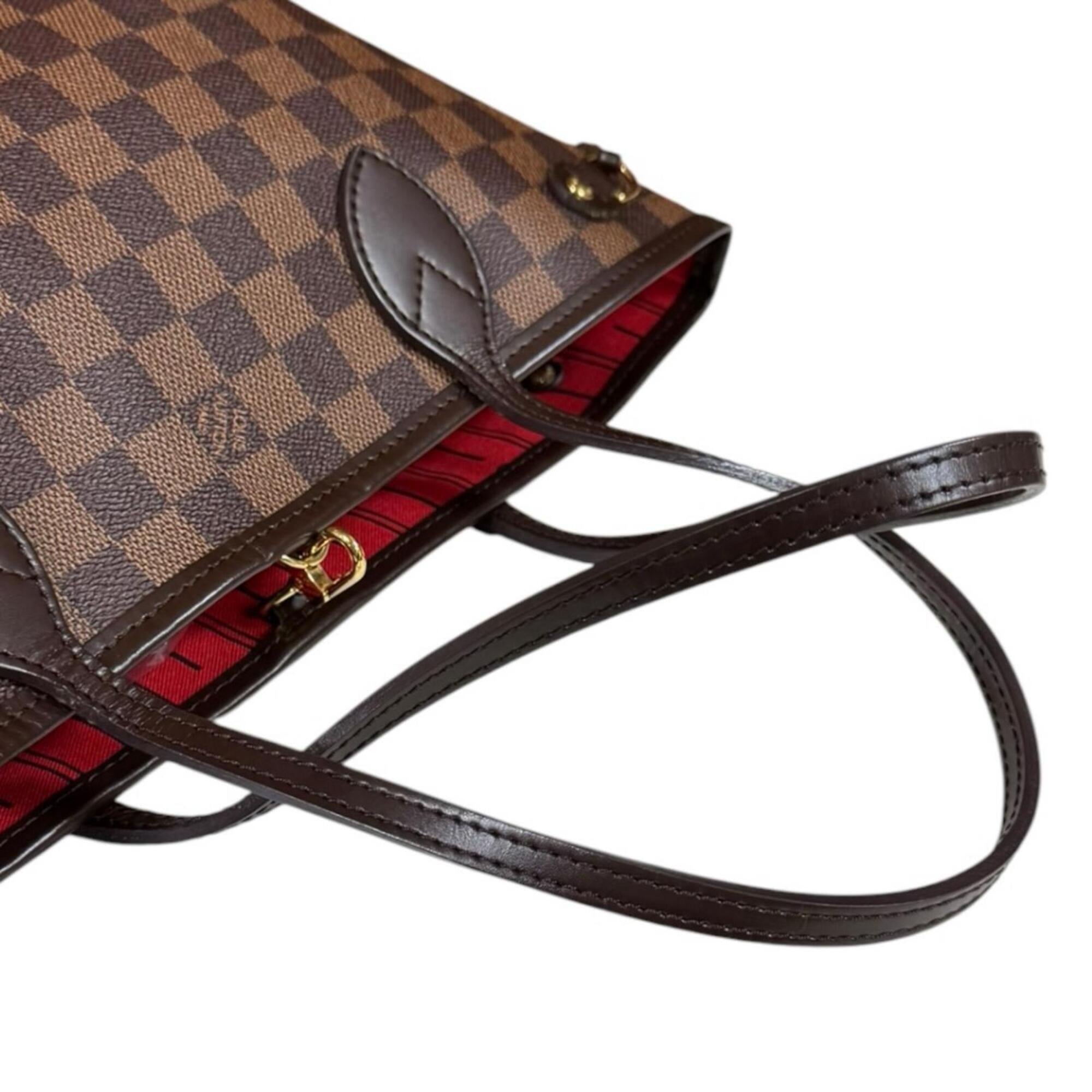 Louis Vuitton Damier Brown Damier Canvas Tote Bag (Pre-Owned)