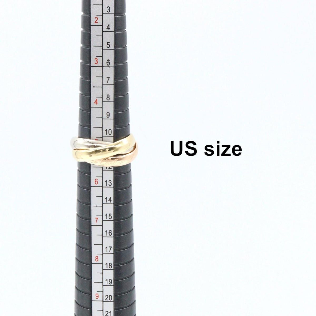 Cartier Gold Silver Yellow Gold (18K) Pink Gold (18K) White Gold (18K) Band Ring (Pre-Owned)