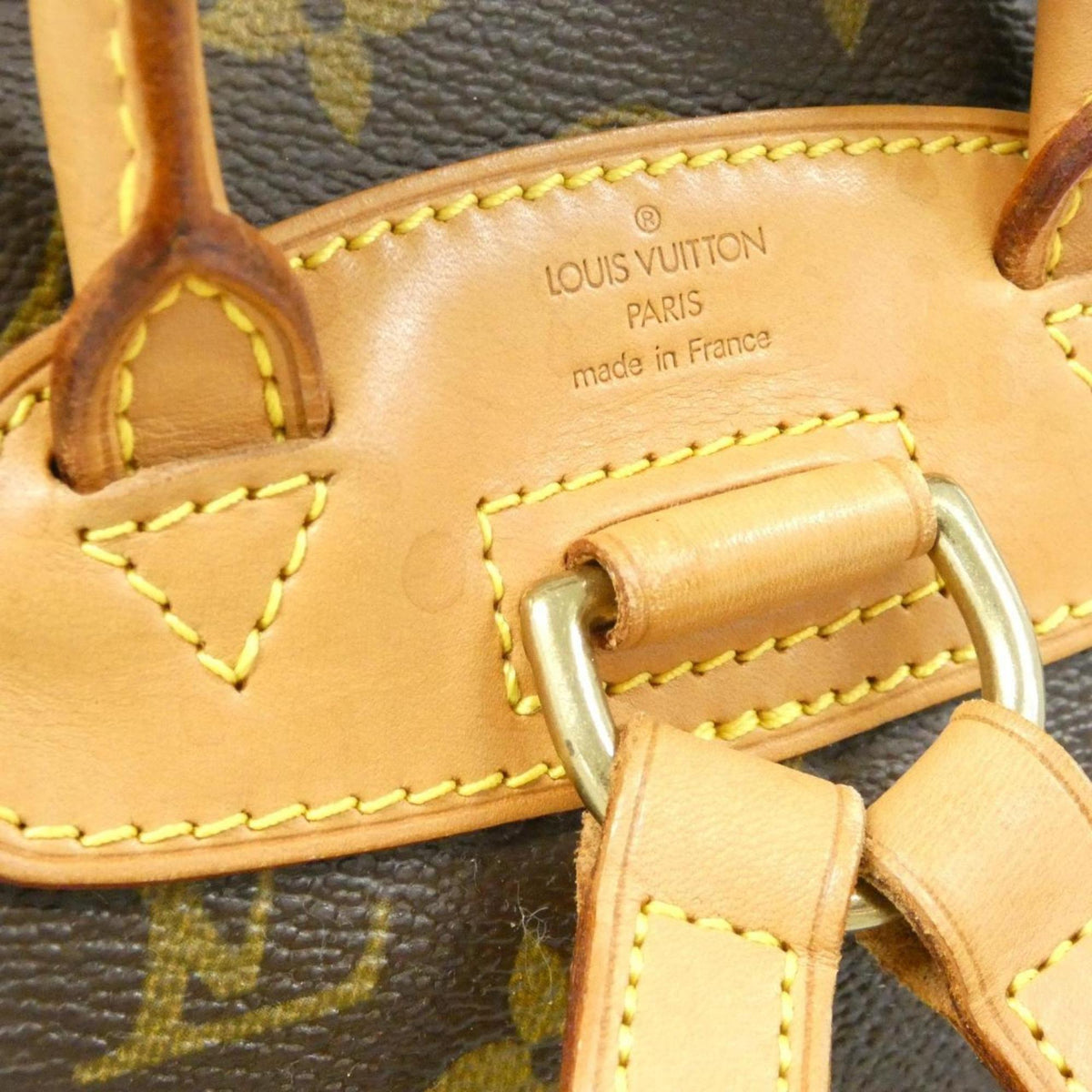 Louis Vuitton Brown Coated Canvas Backpack (Pre-Owned)