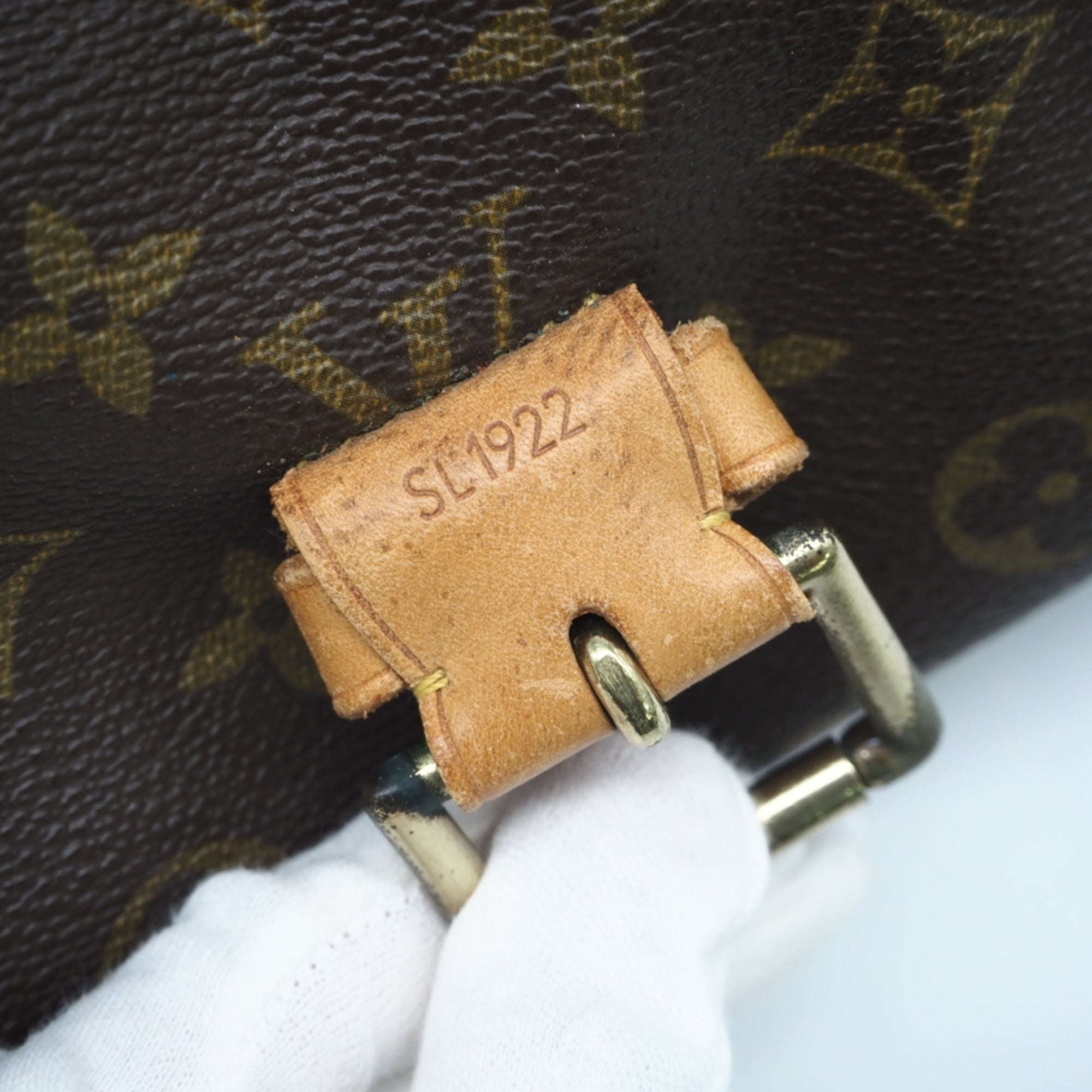 Louis Vuitton Brown Coated Canvas Leather Handbag (Pre-Owned)