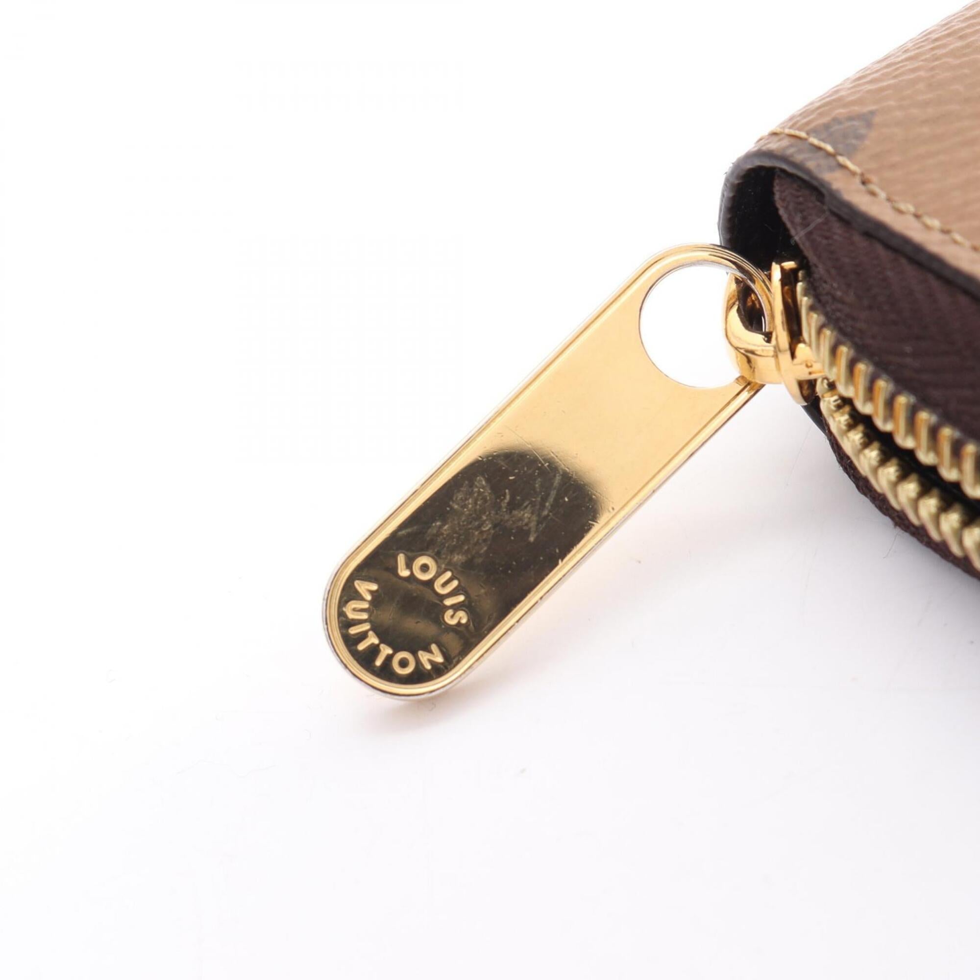 Louis Vuitton Brown Pvc Long Wallet (Bi-Fold) (Pre-Owned)
