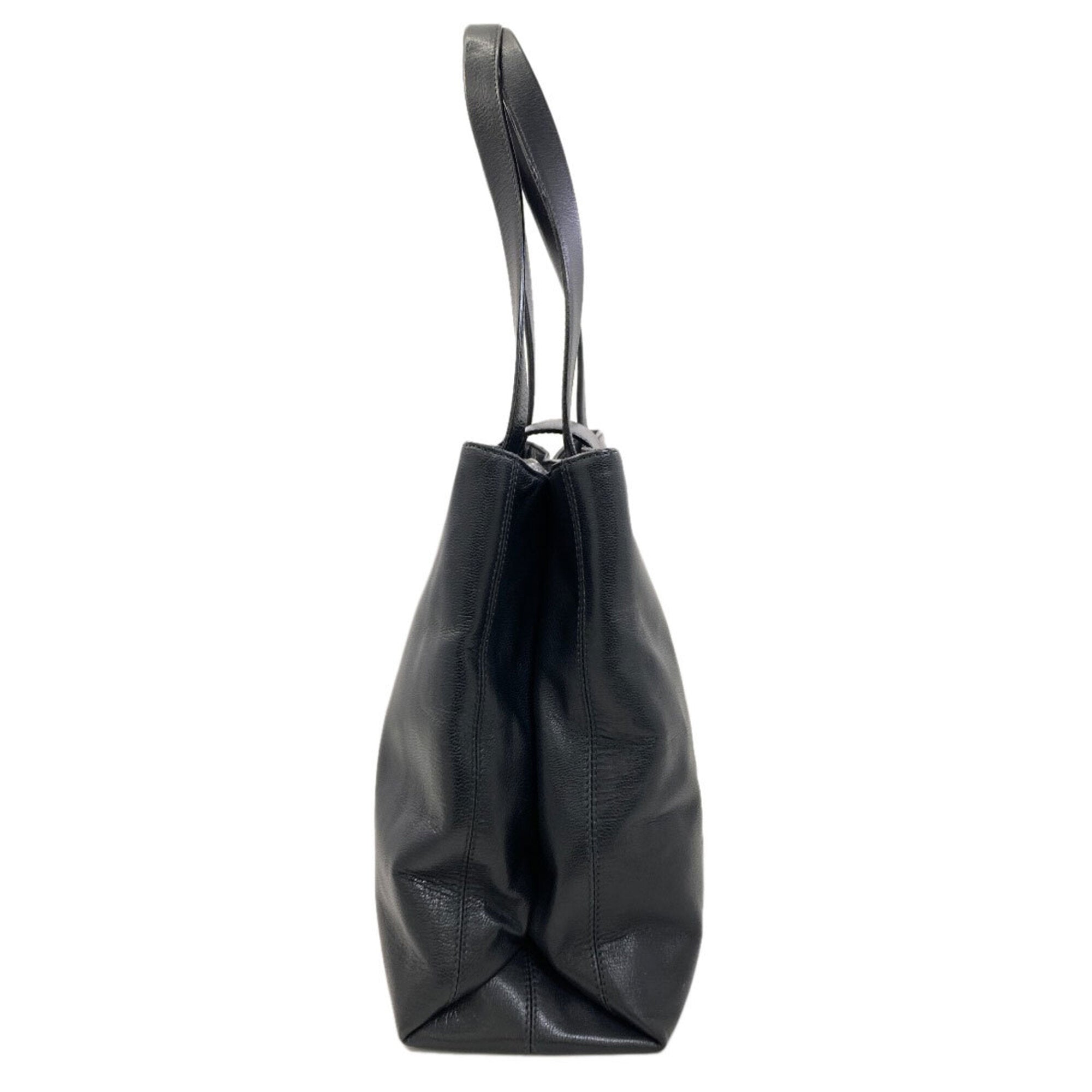 Bvlgari Black Leather Handbag (Pre-Owned)