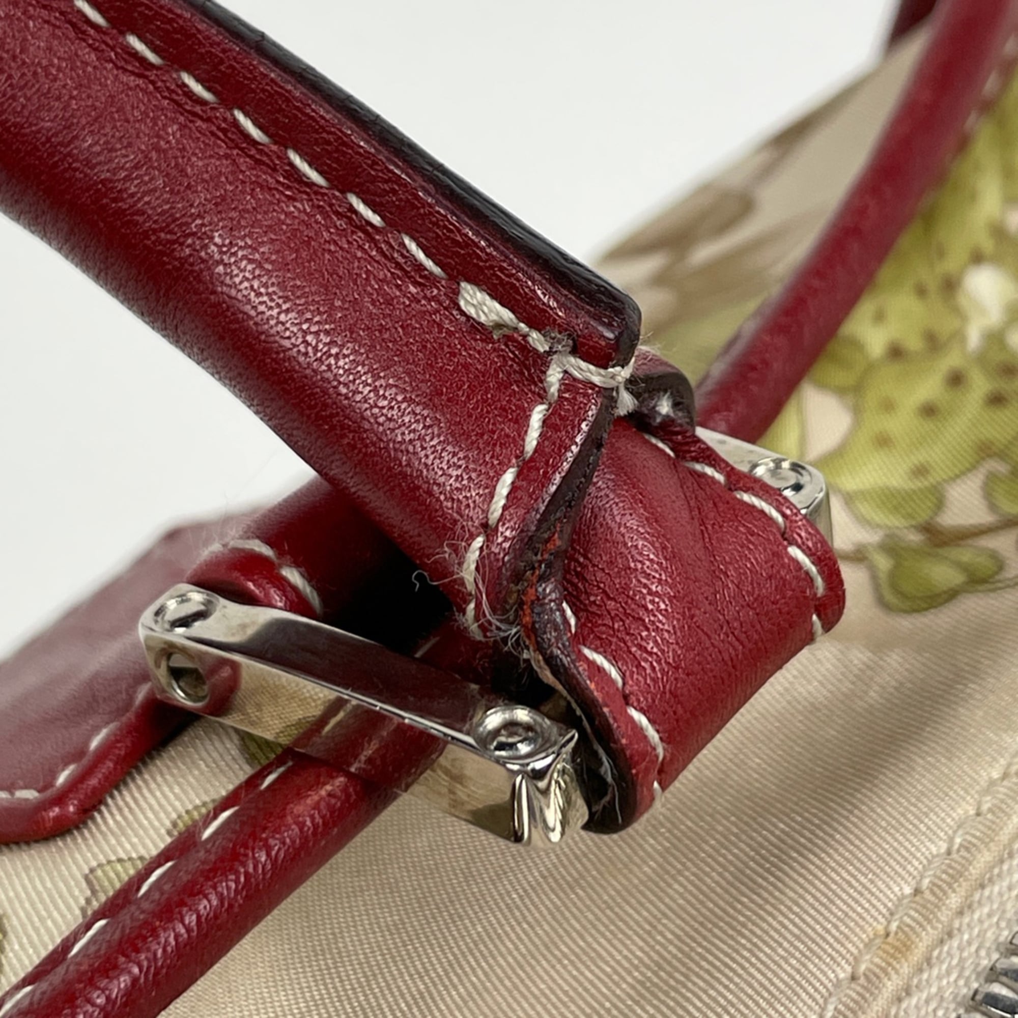 Loewe Multi-Color Fabric Leather Handbag (Pre-Owned)