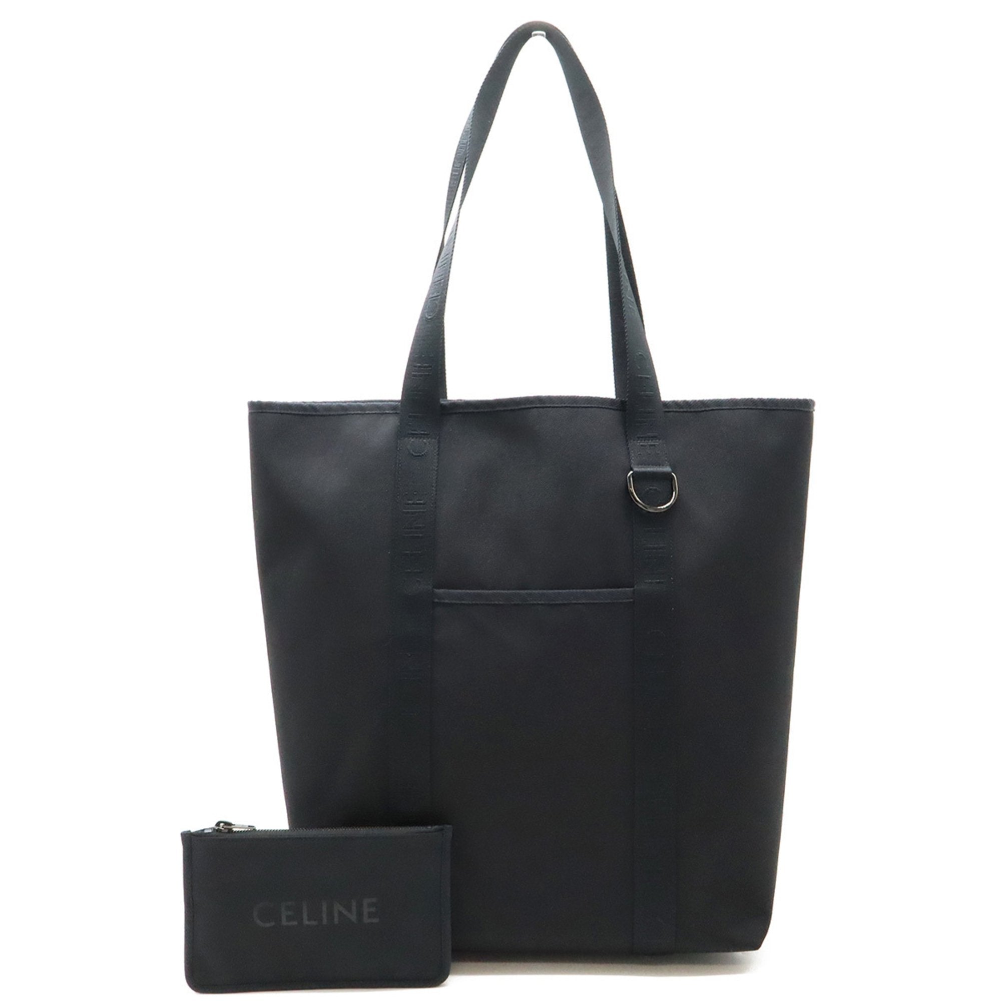 Celine Black Nylon Canvas Tote Bag (Pre-Owned)