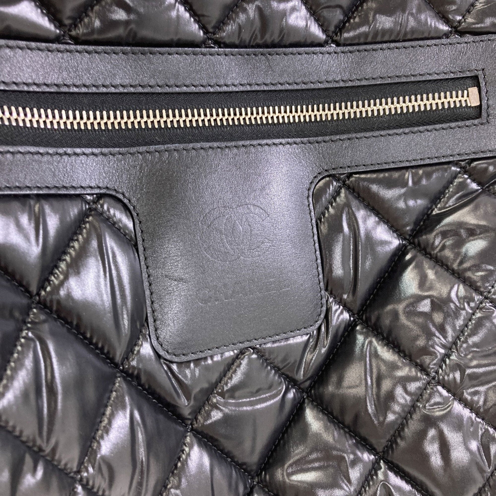 Chanel Black Nylon Backpack (Pre-Owned)