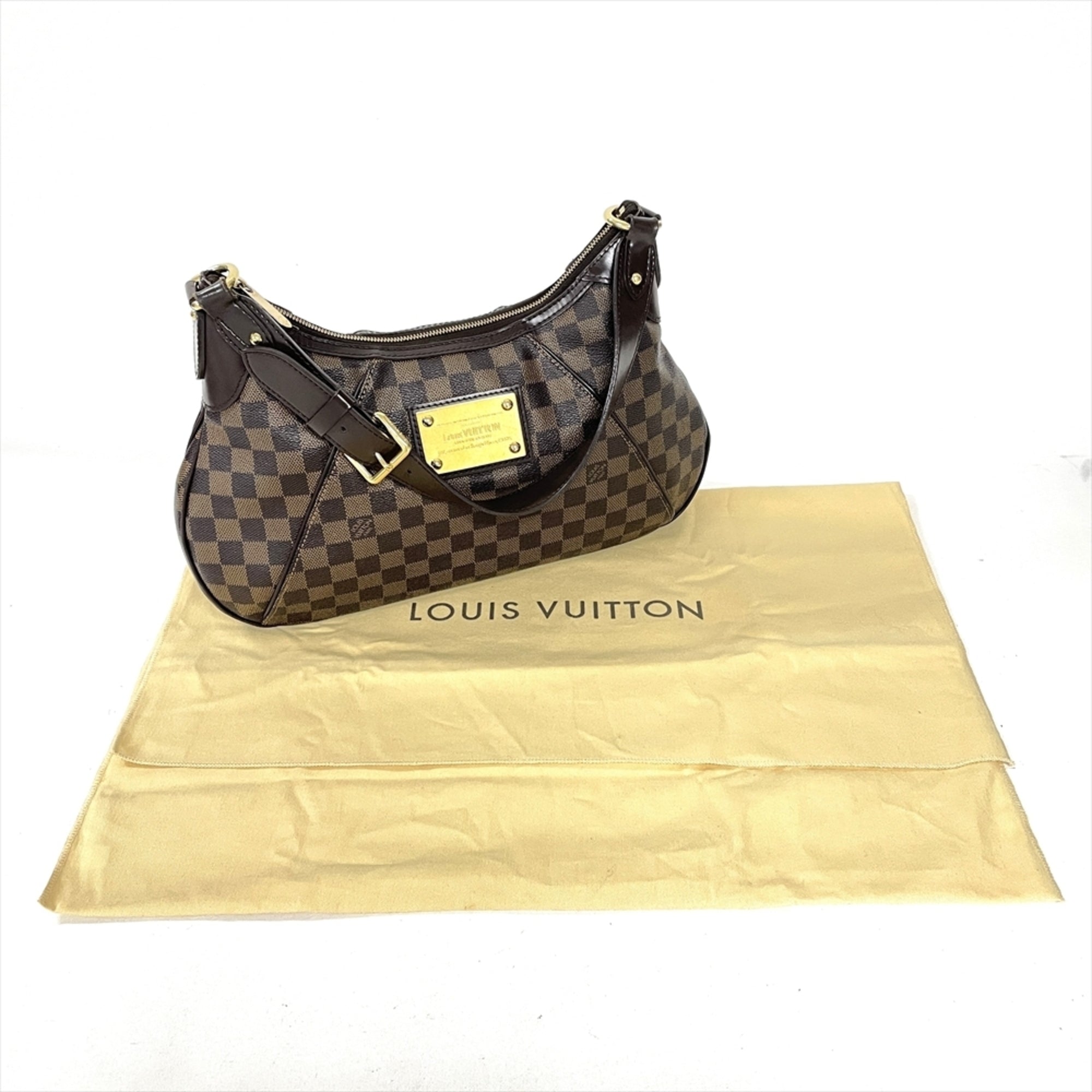 Louis Vuitton Brown Damier Canvas Shoulder Bag (Pre-Owned)