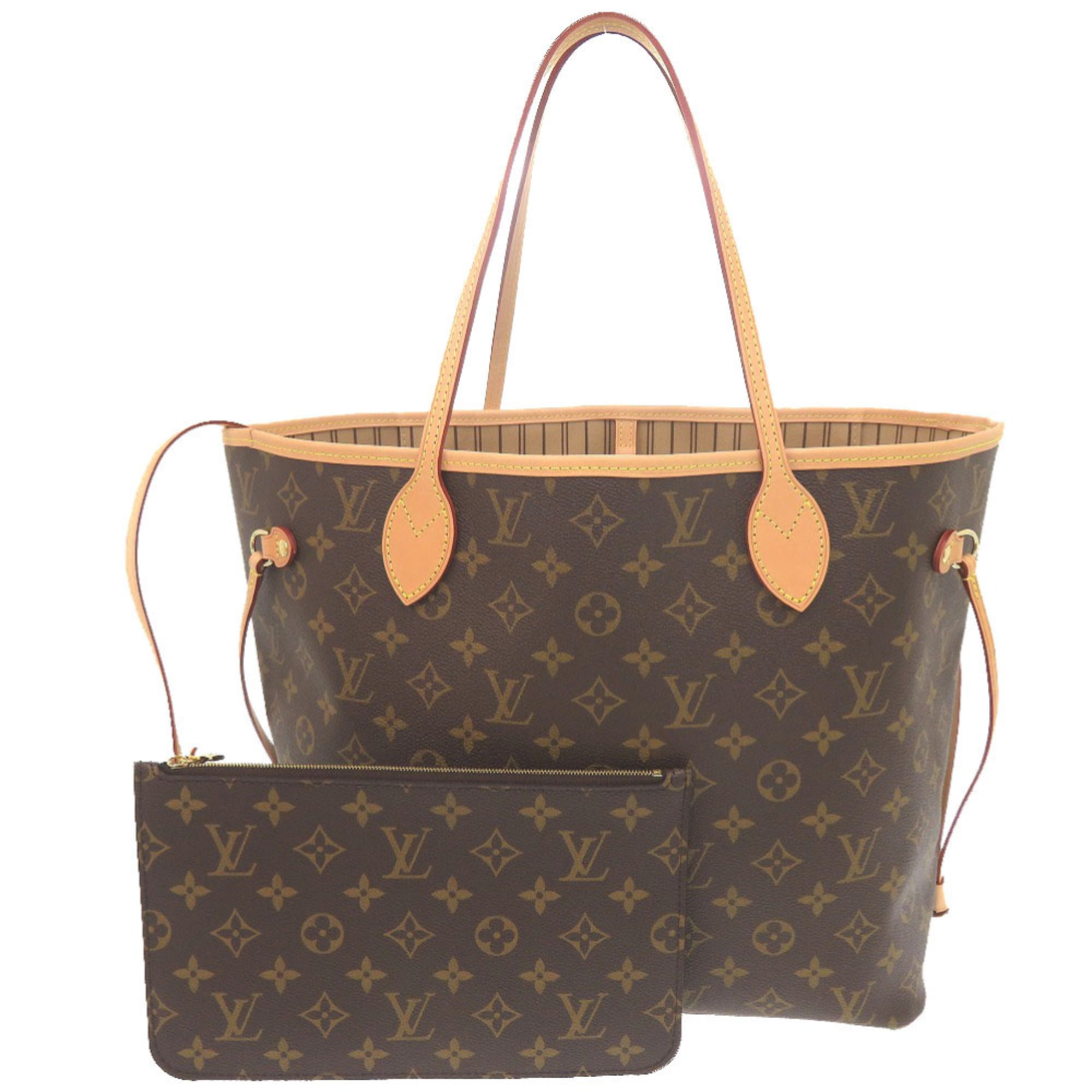 Louis Vuitton Brown Monogram Pouch Tote Bag (Pre-Owned)