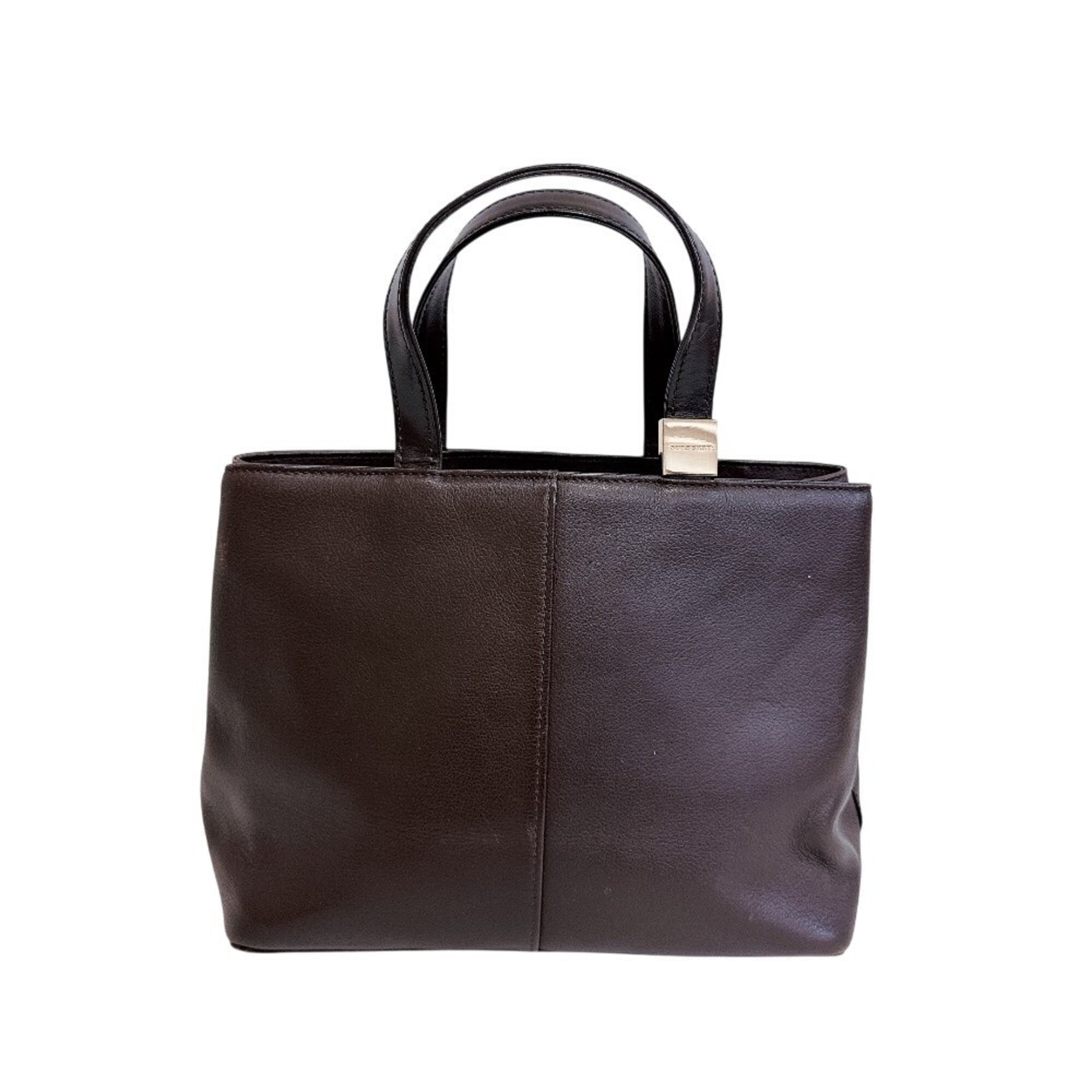 Burberry Brown Leather Handbag (Pre-Owned)