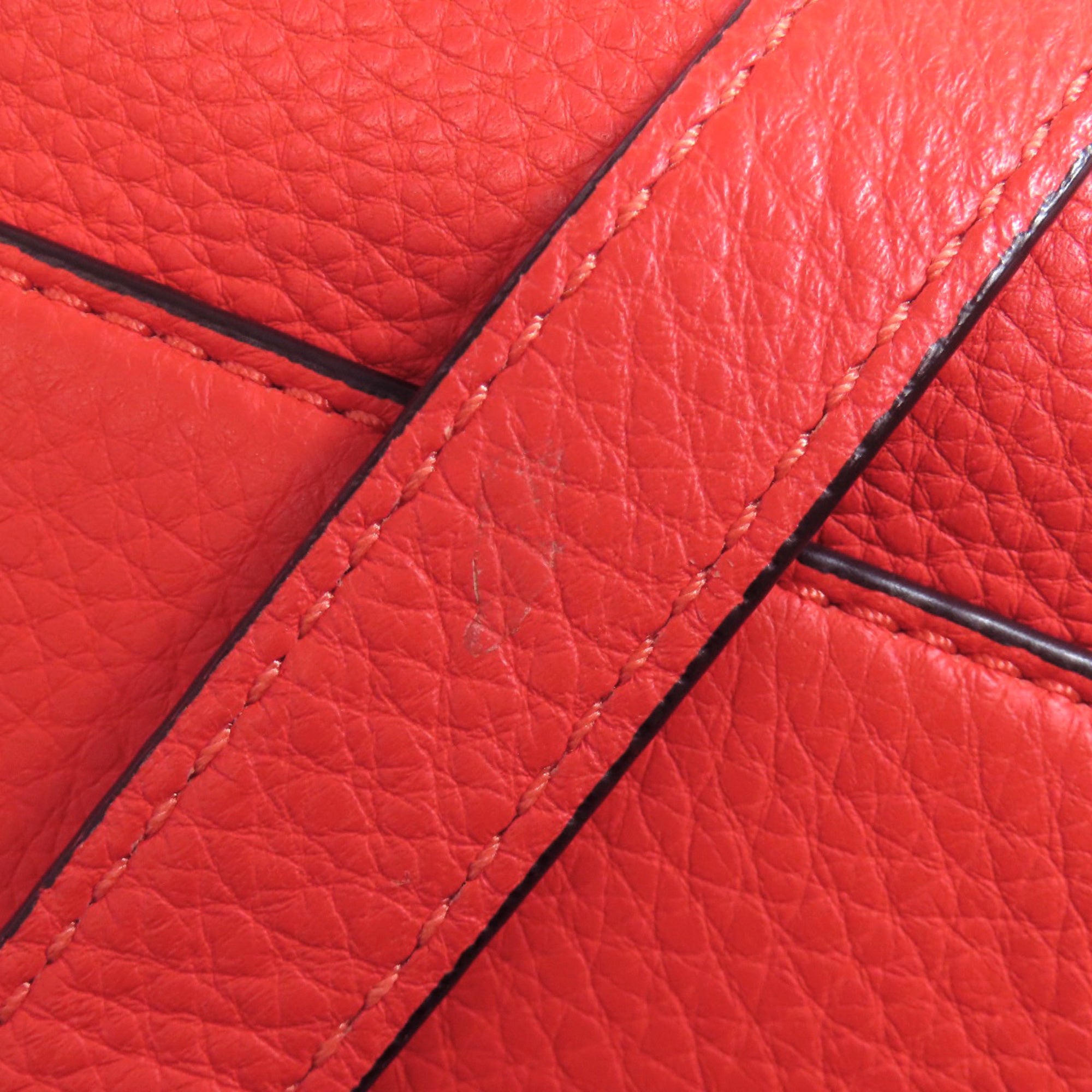 Tory Burch Red Color Leather Handbag (Pre-Owned)