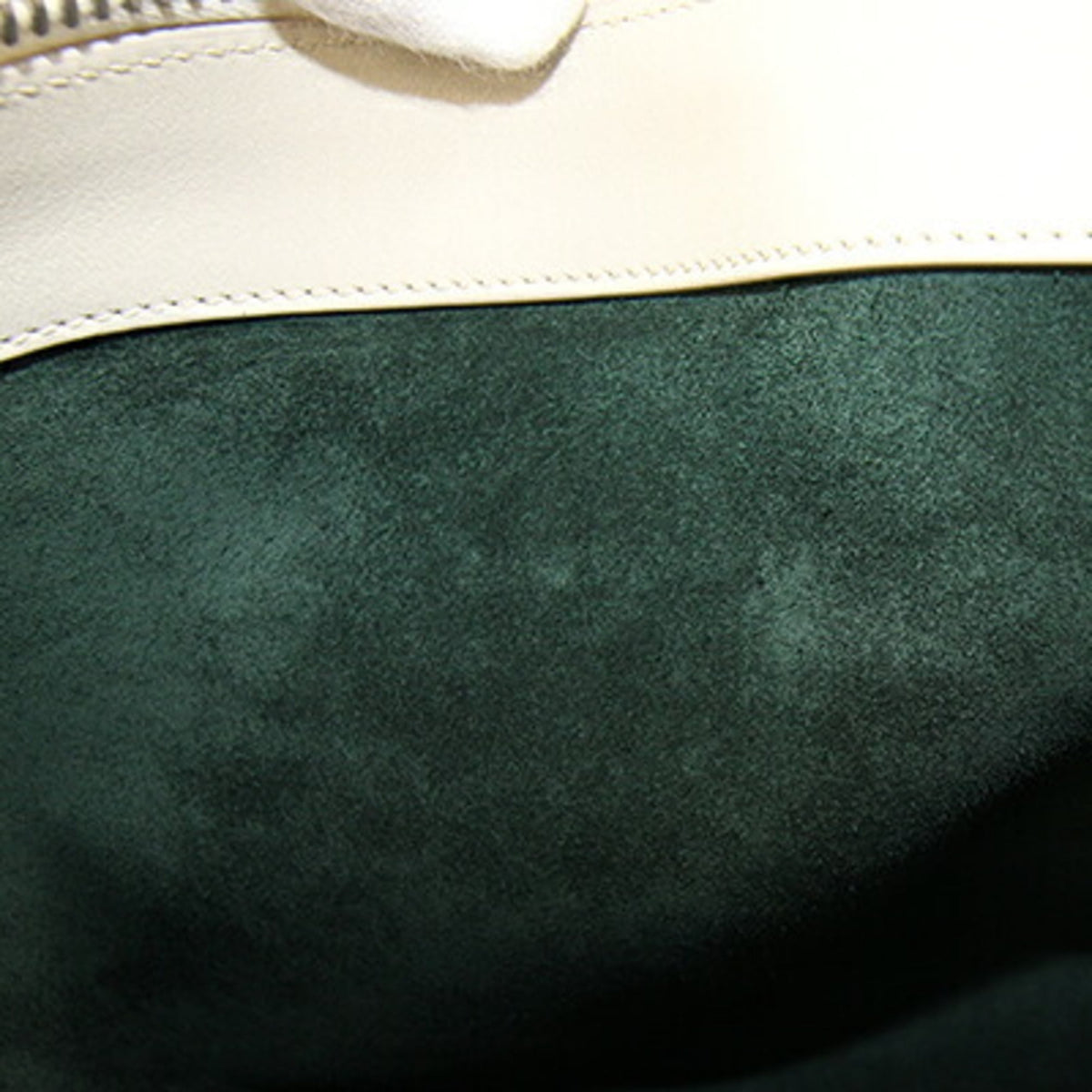Burberry Ivory Leather Shoulder Bag (Pre-Owned)