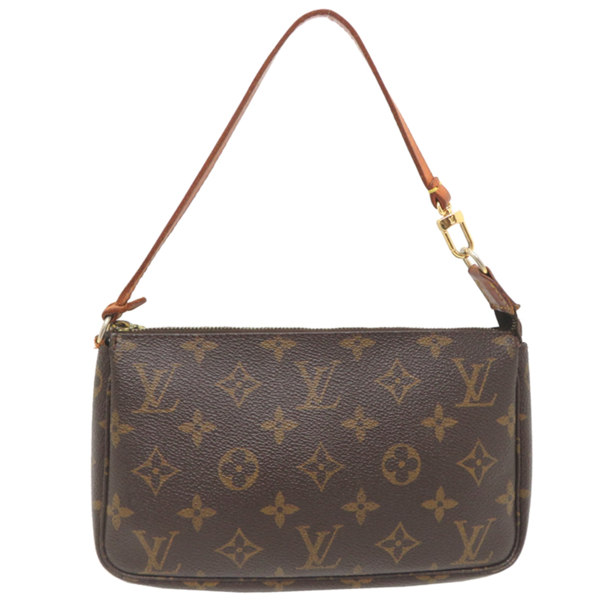 Louis Vuitton Brown Monogram Handbag Pochette (Pre-Owned)