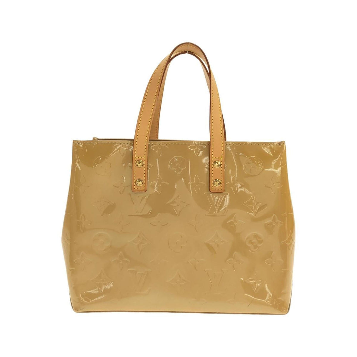 Louis Vuitton Beige Leather Handbag (Pre-Owned)