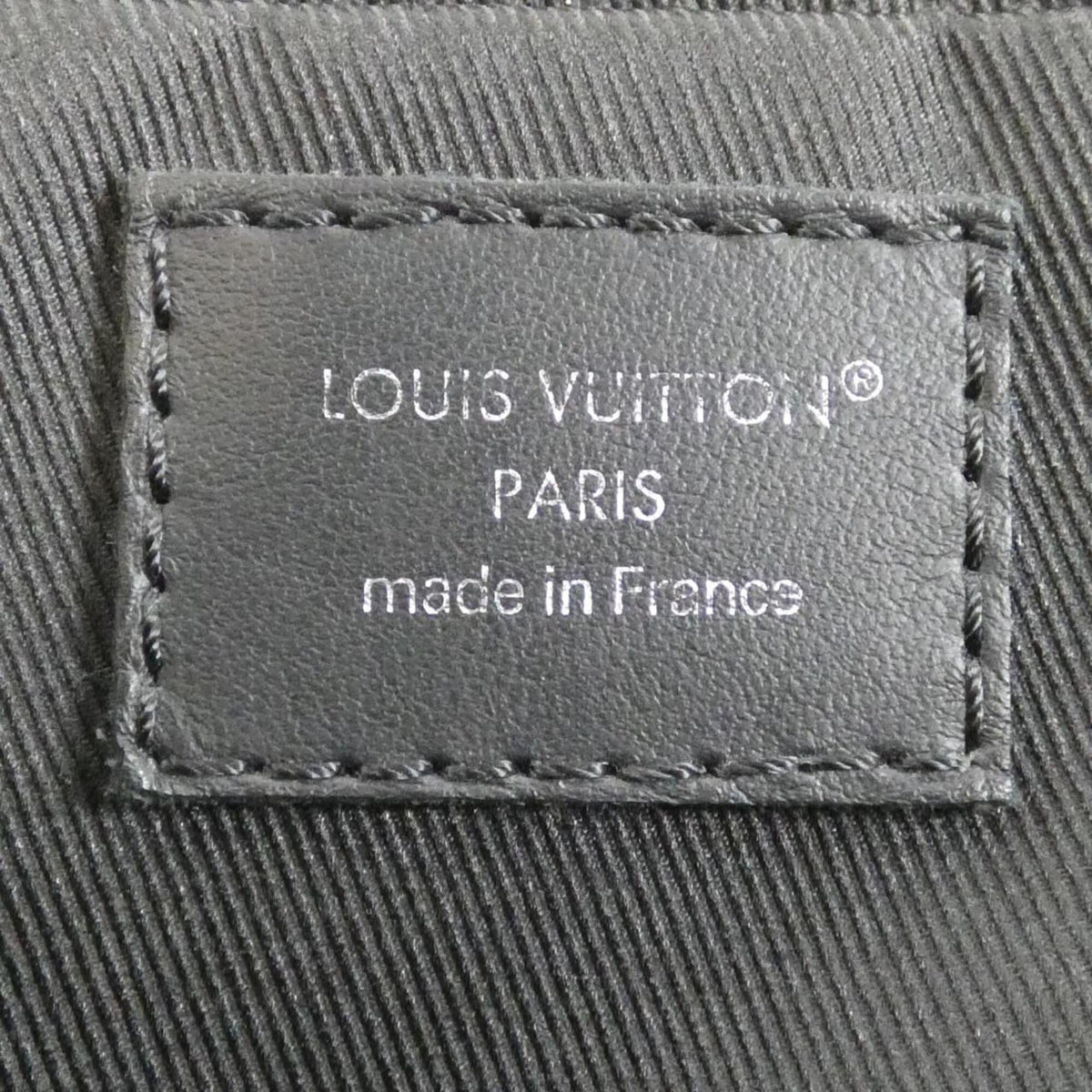 Louis Vuitton Black Coated Canvas Handbag (Pre-Owned)