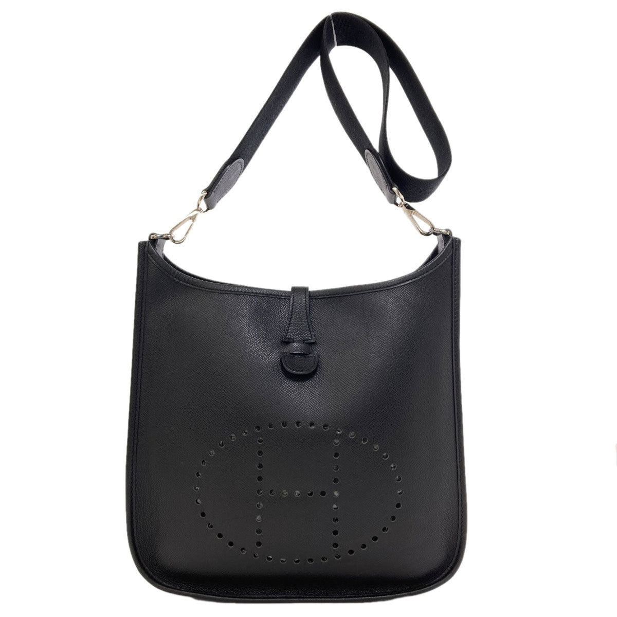 Hermes Black Epsom Leather Shoulder Bag (Pre-Owned)