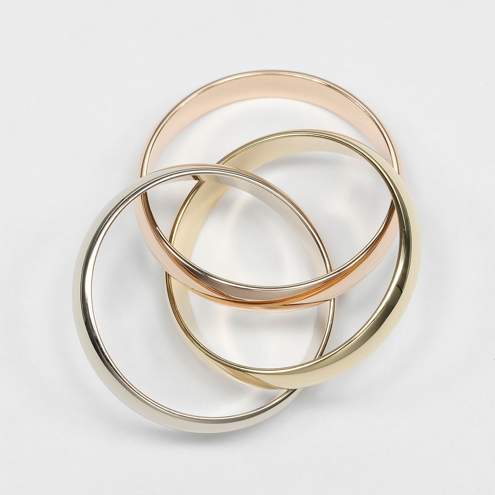 Cartier Yellow Gold (18K) Pink Gold (18K) White Gold (18K) Band Ring (Pre-Owned)