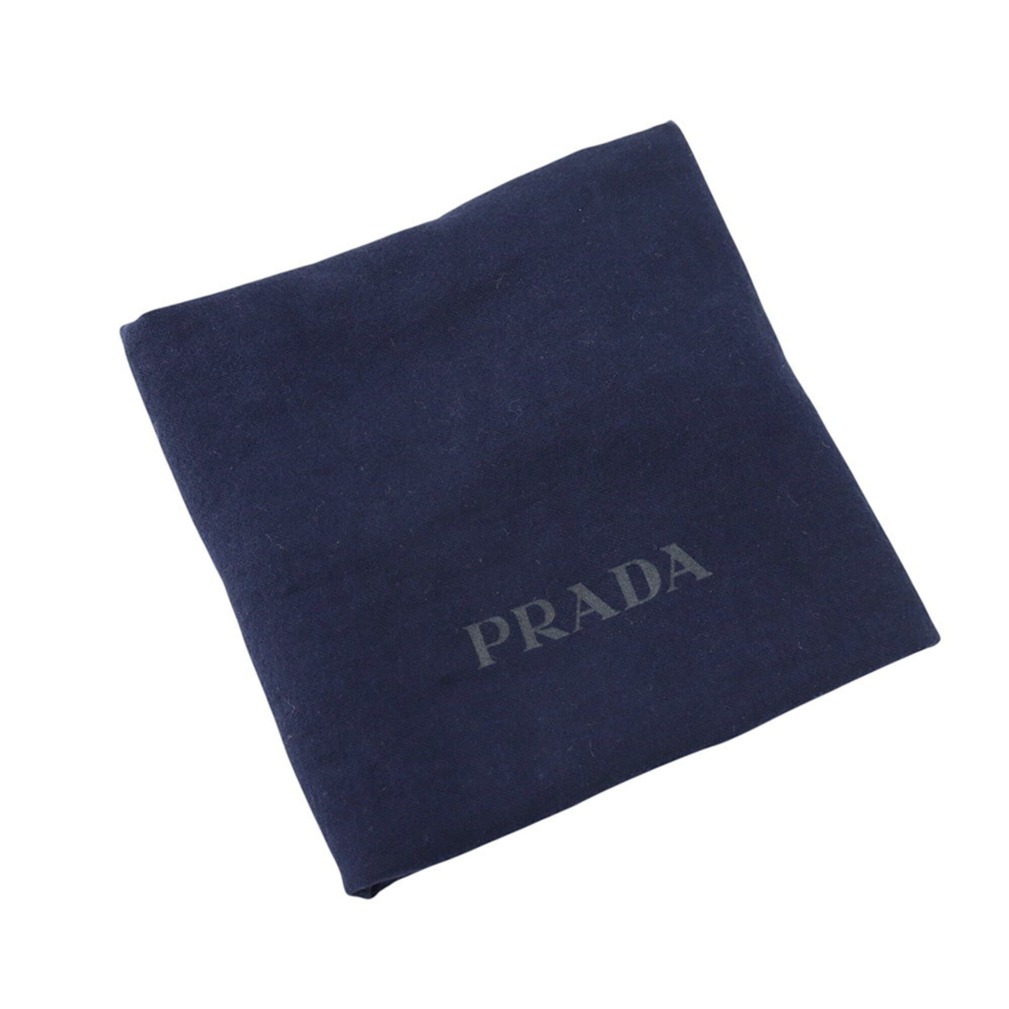 Prada Grayish Leather Shoulder Bag Sling Bag (Pre-Owned)