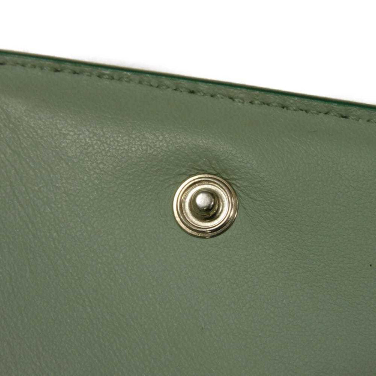 Bottega Veneta Green Intrecciato Wallet (Tri-Fold) (Pre-Owned)