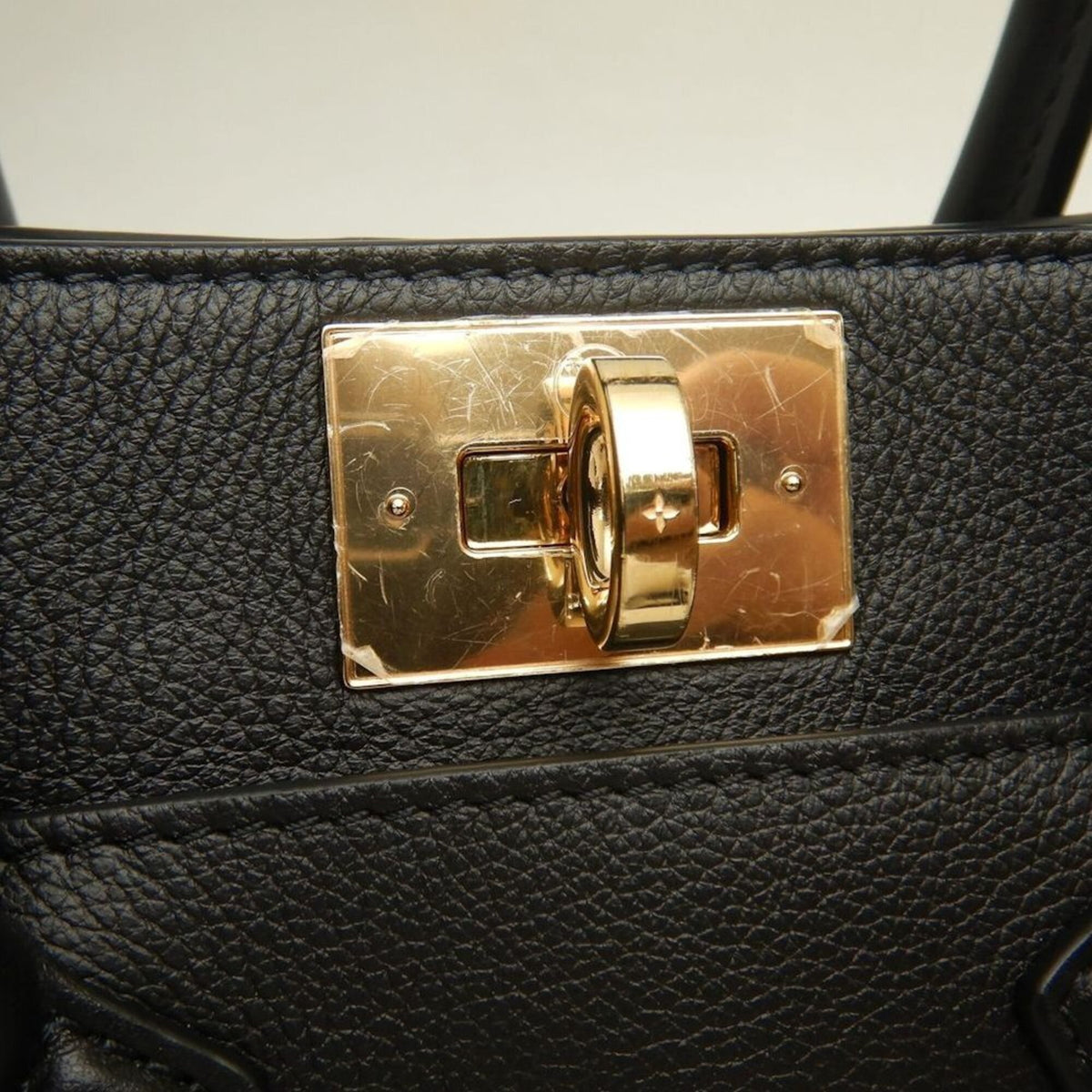Louis Vuitton Brown Noir Monogram Leather Handbag (Pre-Owned)