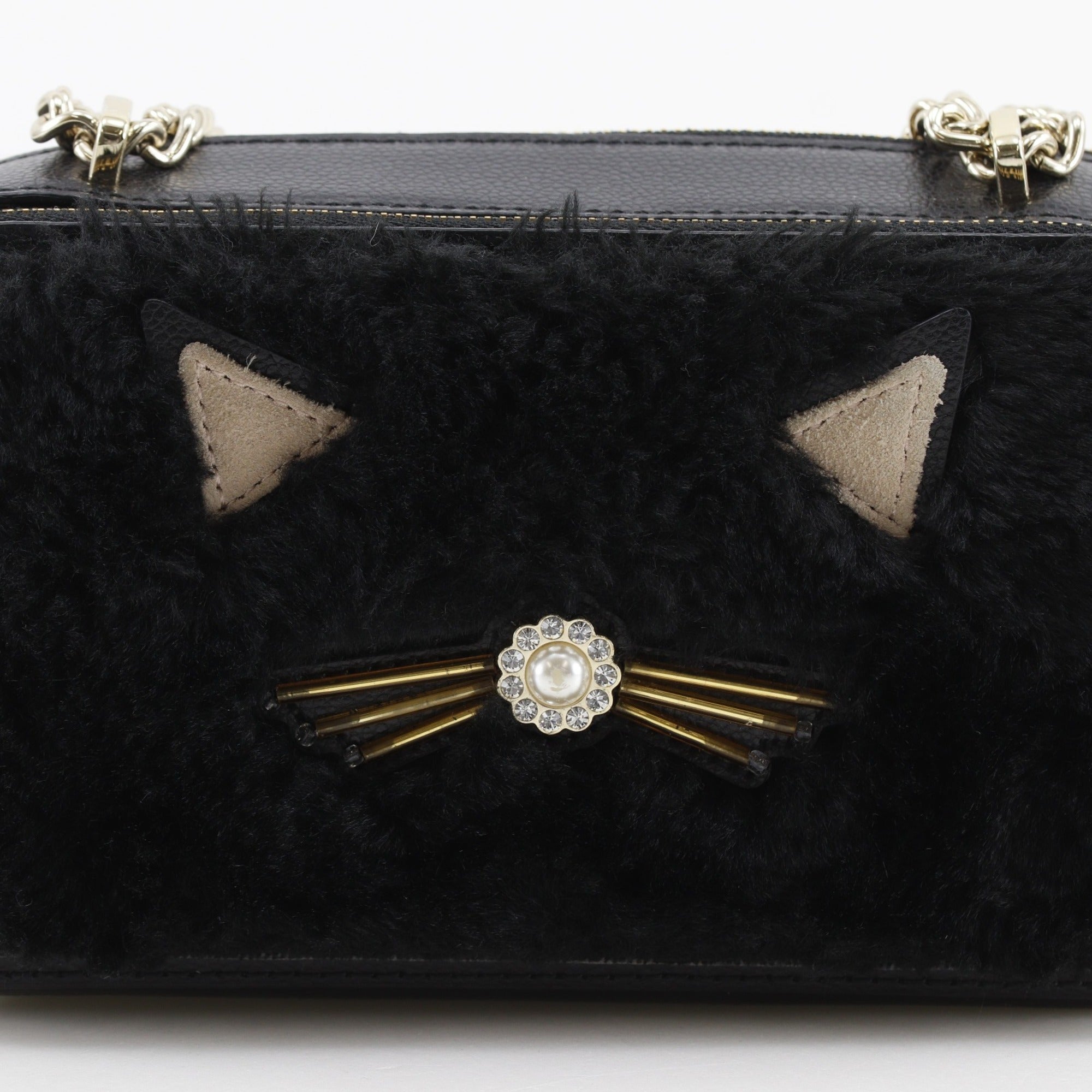Kate Spade Black Leather Shoulder Bag (Pre-Owned)