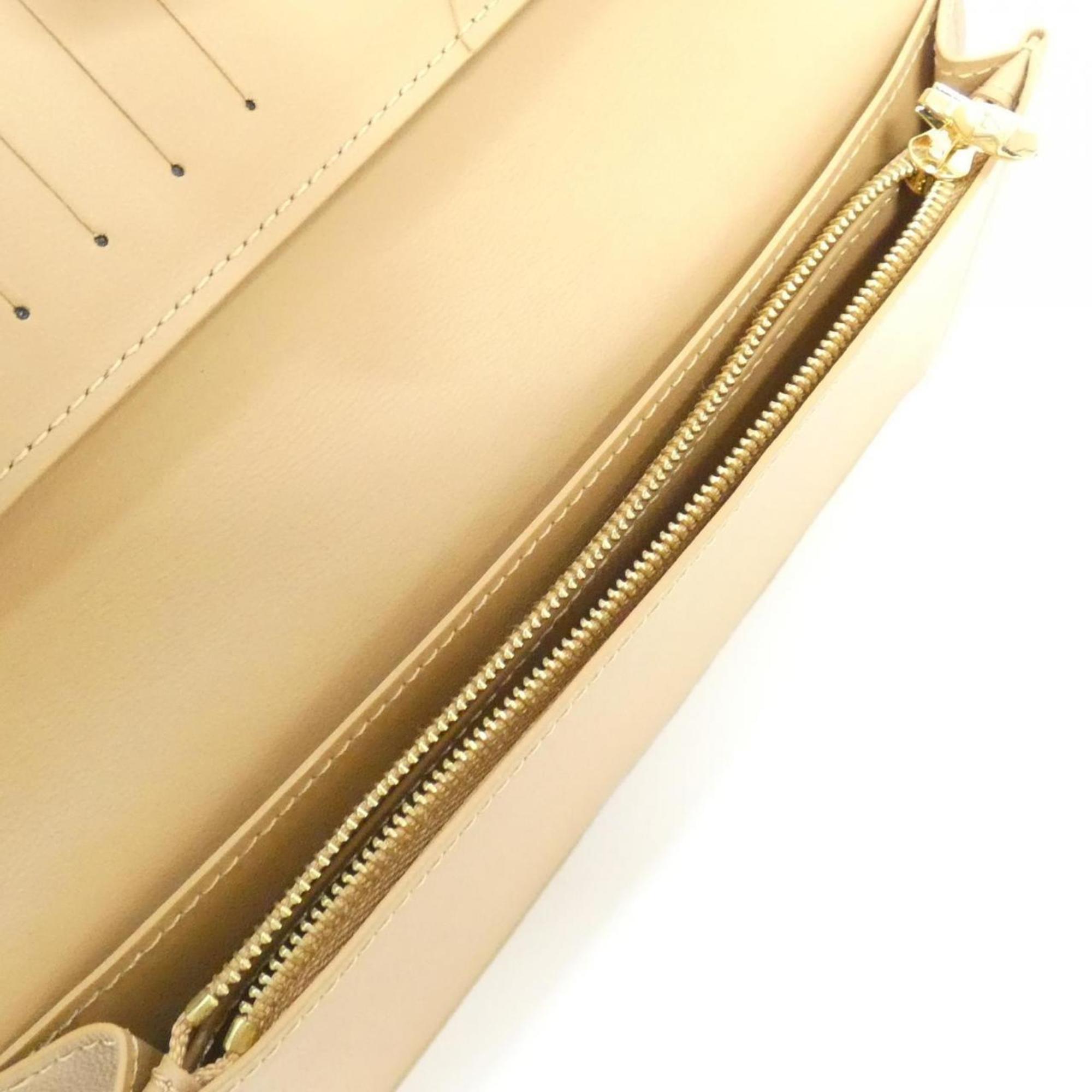 Louis Vuitton Taurillon Black Leather Long Wallet (Bi-Fold) (Pre-Owned)
