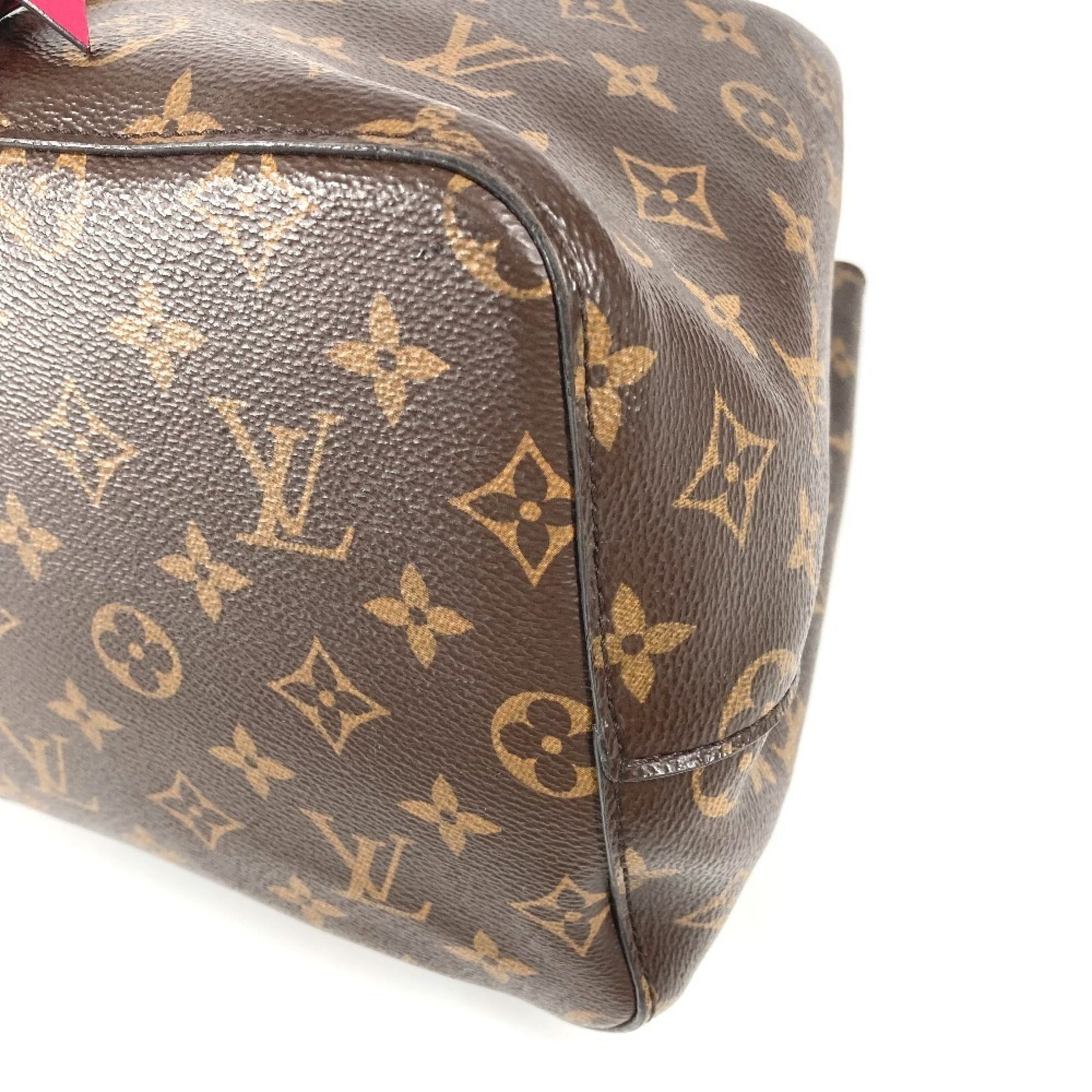 Louis Vuitton Brown Pink Monogram Shoulder Bag (Pre-Owned)