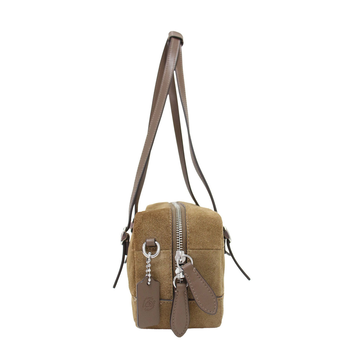 Coach Brown Leather Boston Bag (Pre-Owned)