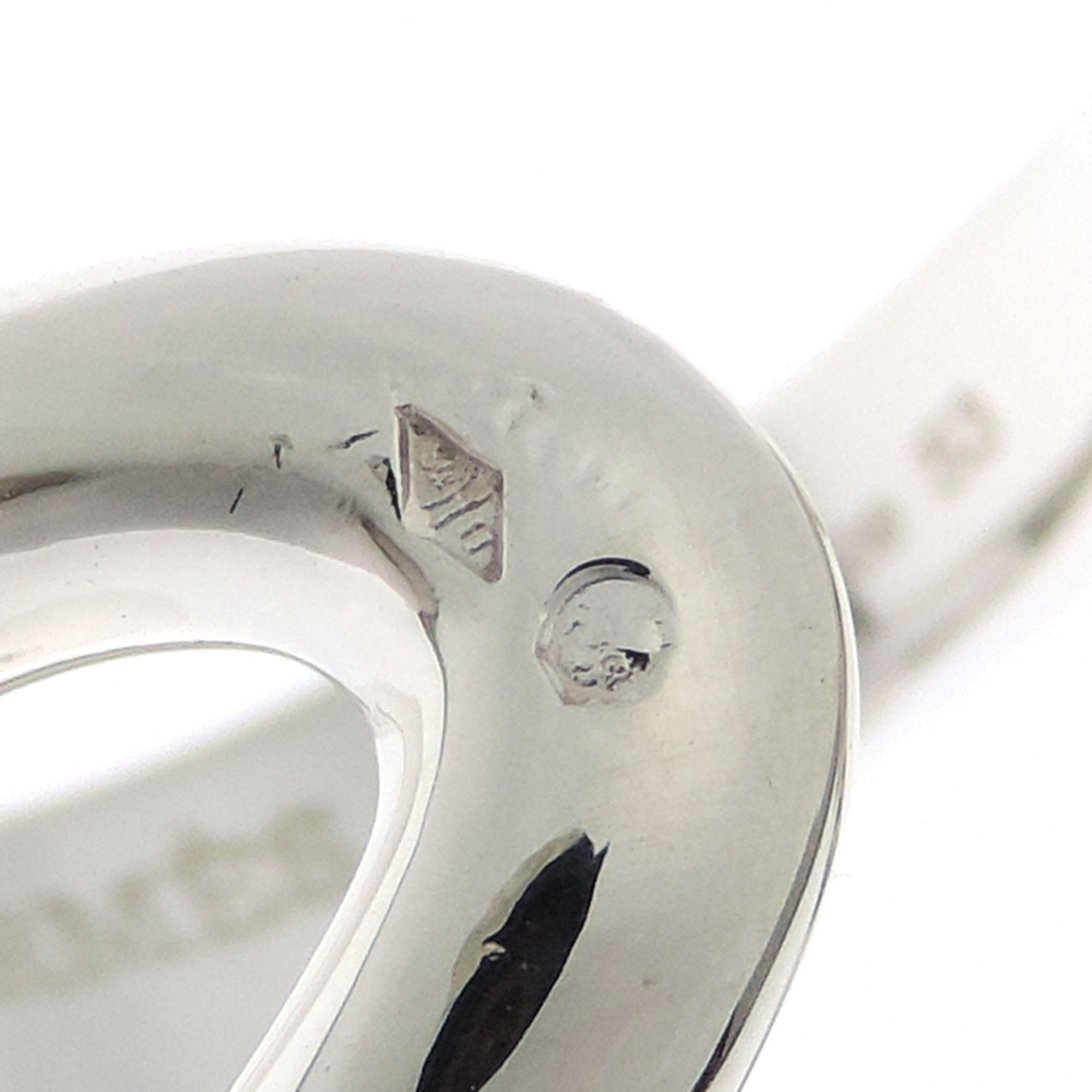 Hermes Silver 925 Band Ring (Pre-Owned)