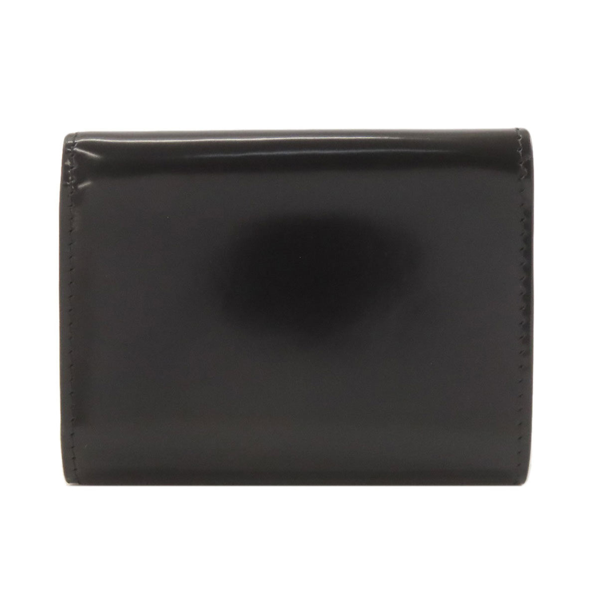 Christian Louboutin Black Patent Leather Wallet (Tri-Fold) (Pre-Owned)