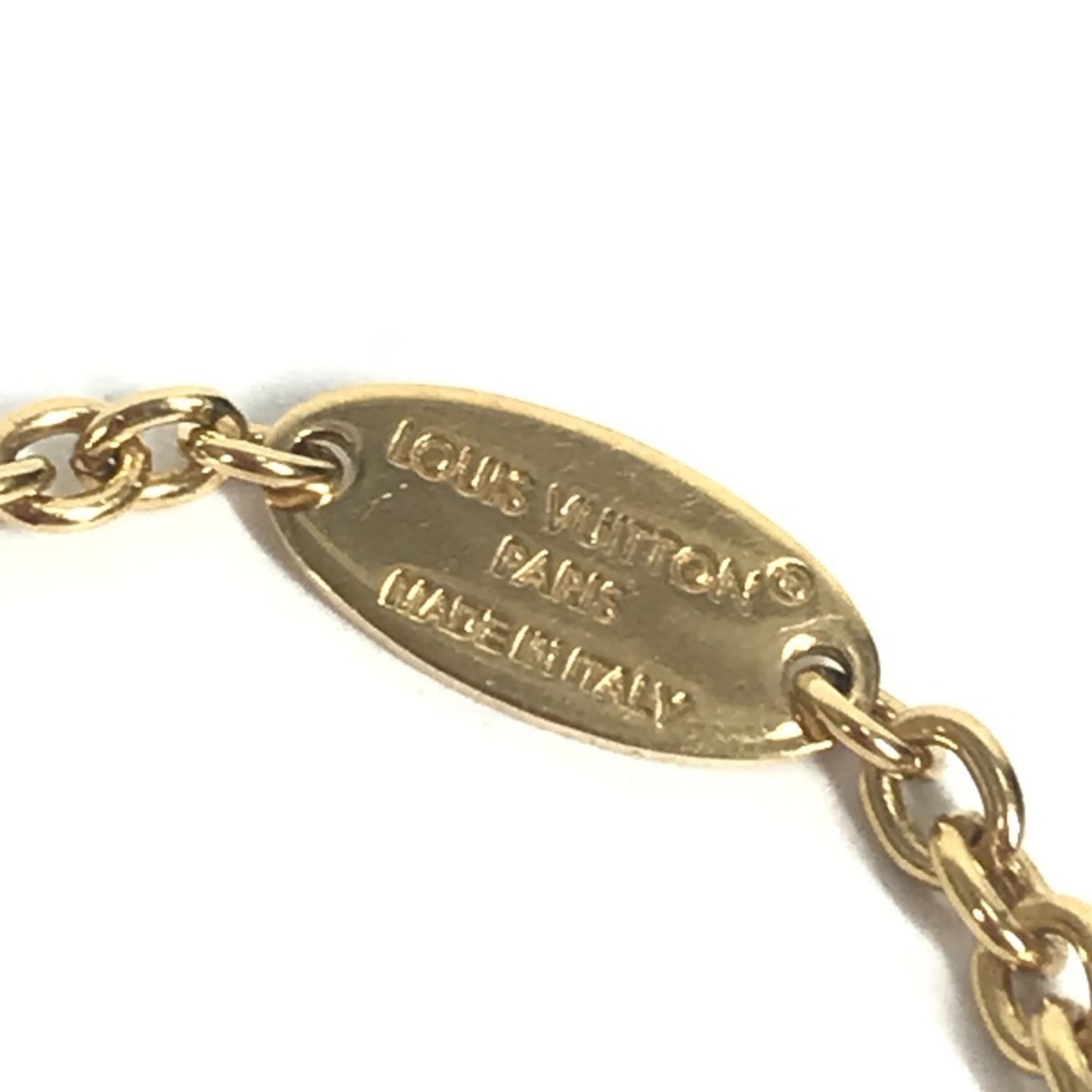Louis Vuitton Gold Multi-Color Metal Necklace (Pre-Owned)