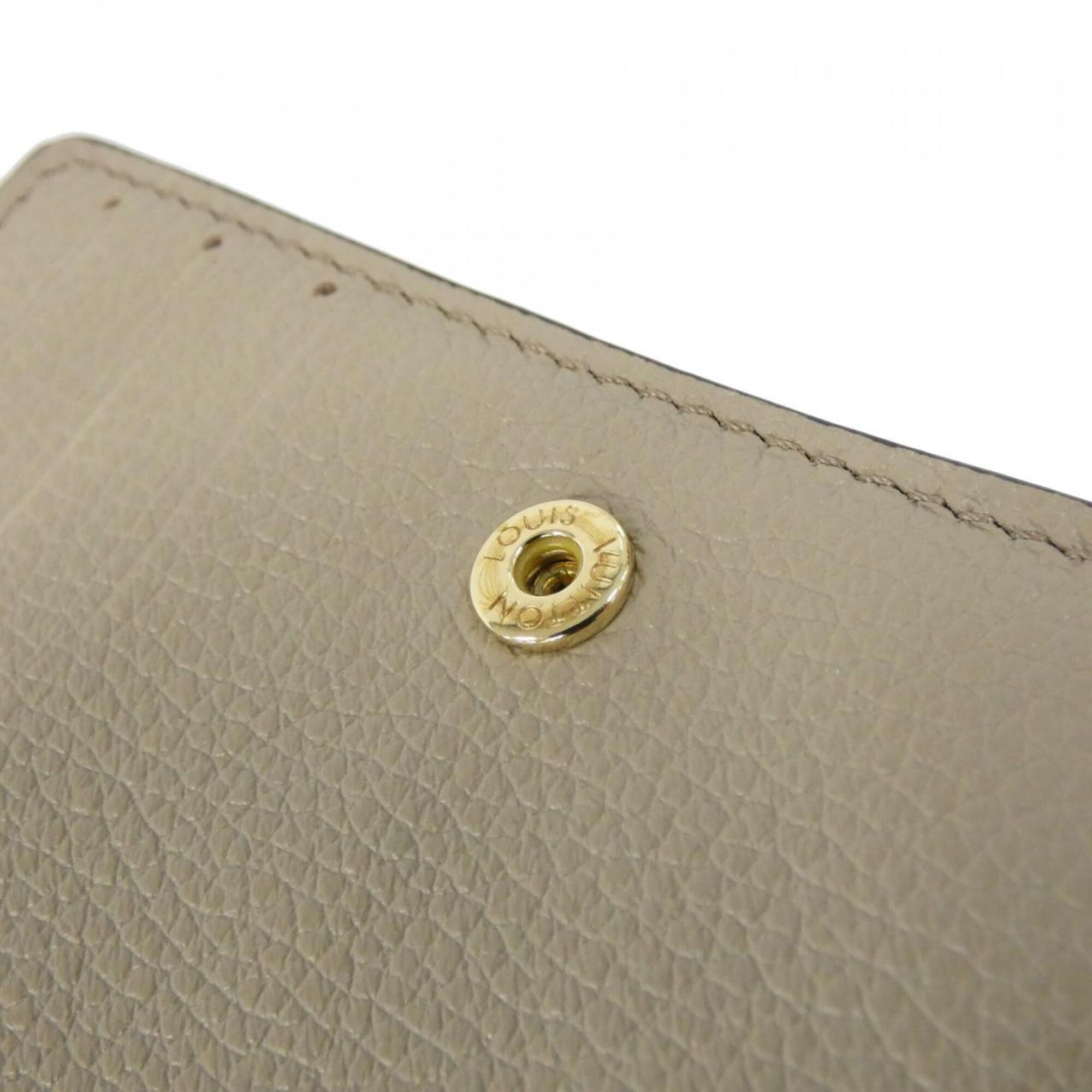Louis Vuitton Beige Cream Tourterelle Leather Wallet (Bi-Fold) (Pre-Owned)