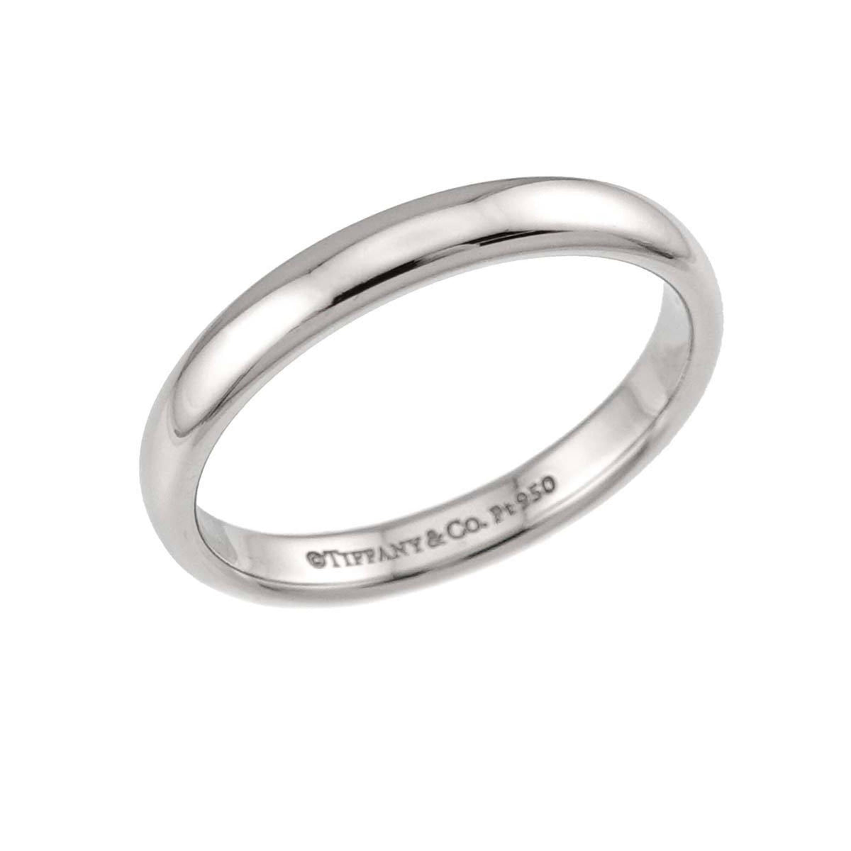 Tiffany Platinum 950 Band Ring (Pre-Owned)