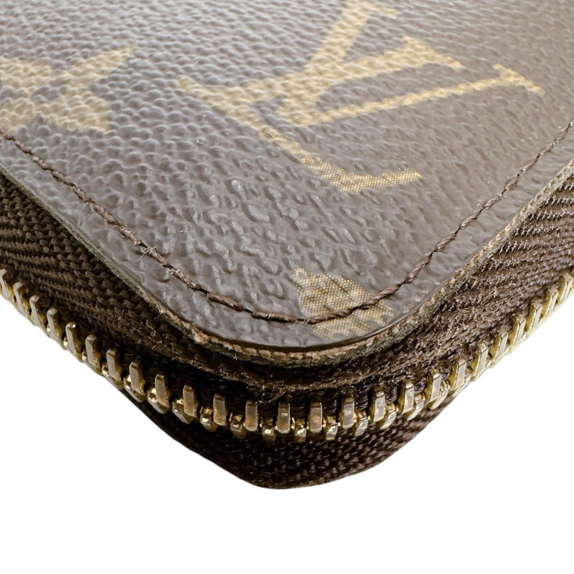 Louis Vuitton Brown Monogram Long Wallet (Bi-Fold) (Pre-Owned)