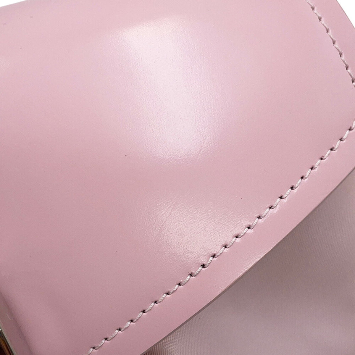 Prada Pink Nylon Handbag Pouch Shoulder Bag (Pre-Owned)