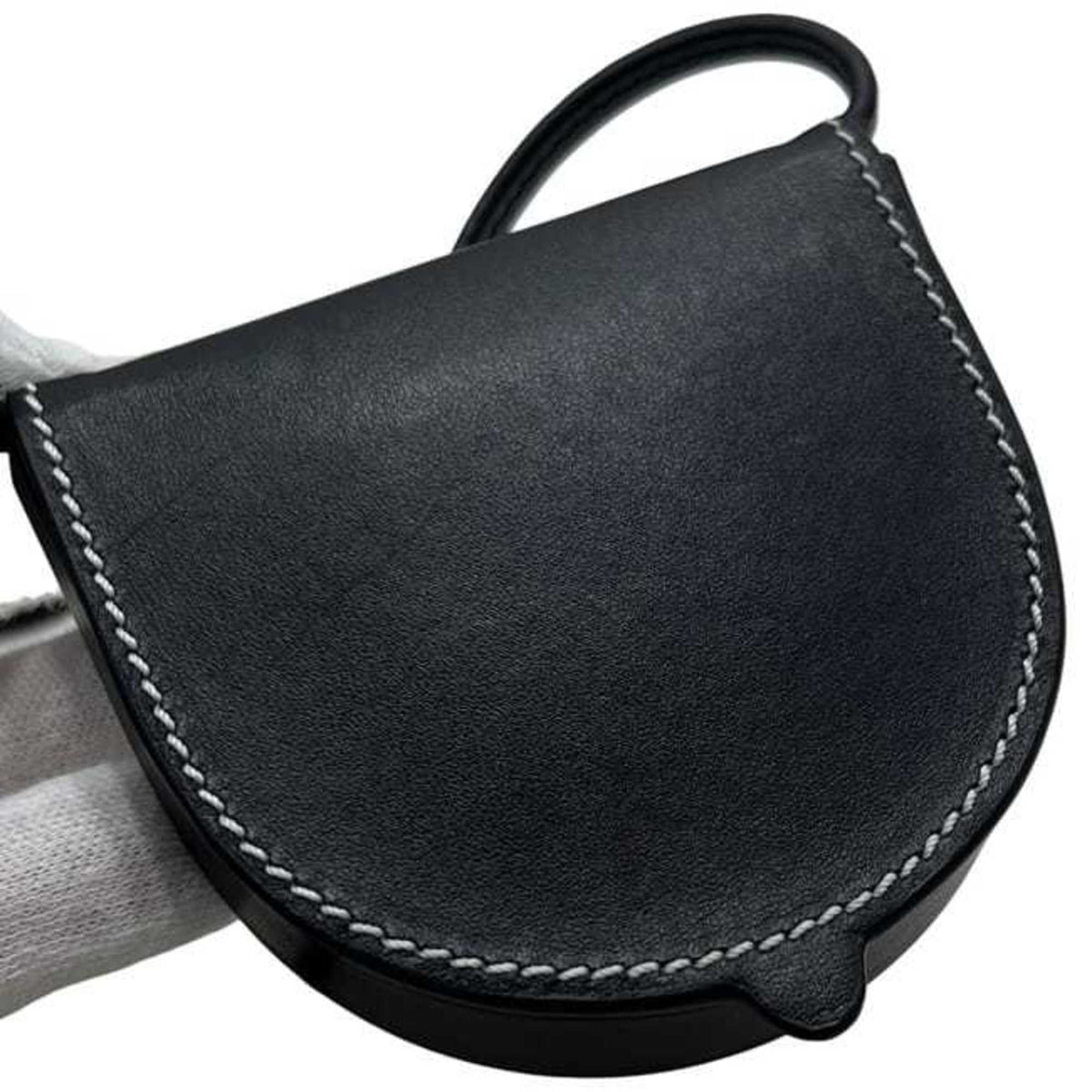 Loewe Black Leather Pochette Pouch (Pre-Owned)