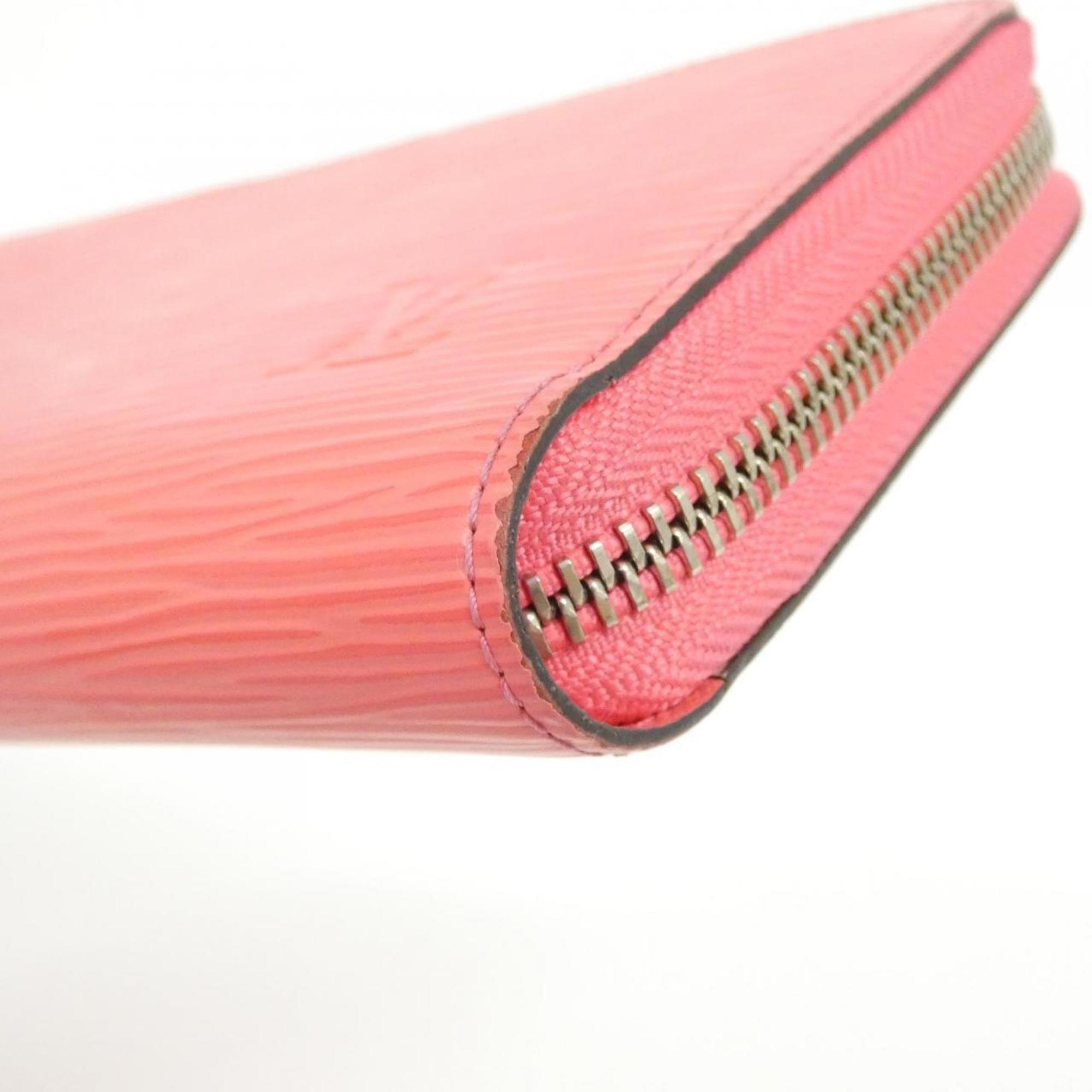 Louis Vuitton Pink Leather Long Wallet (Bi-Fold) (Pre-Owned)