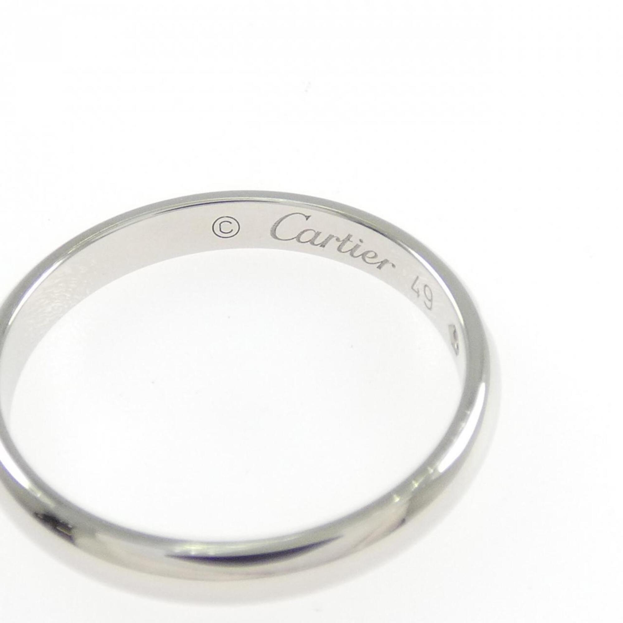 Cartier Silver Platinum 950 Wedding Ring (Pre-Owned)