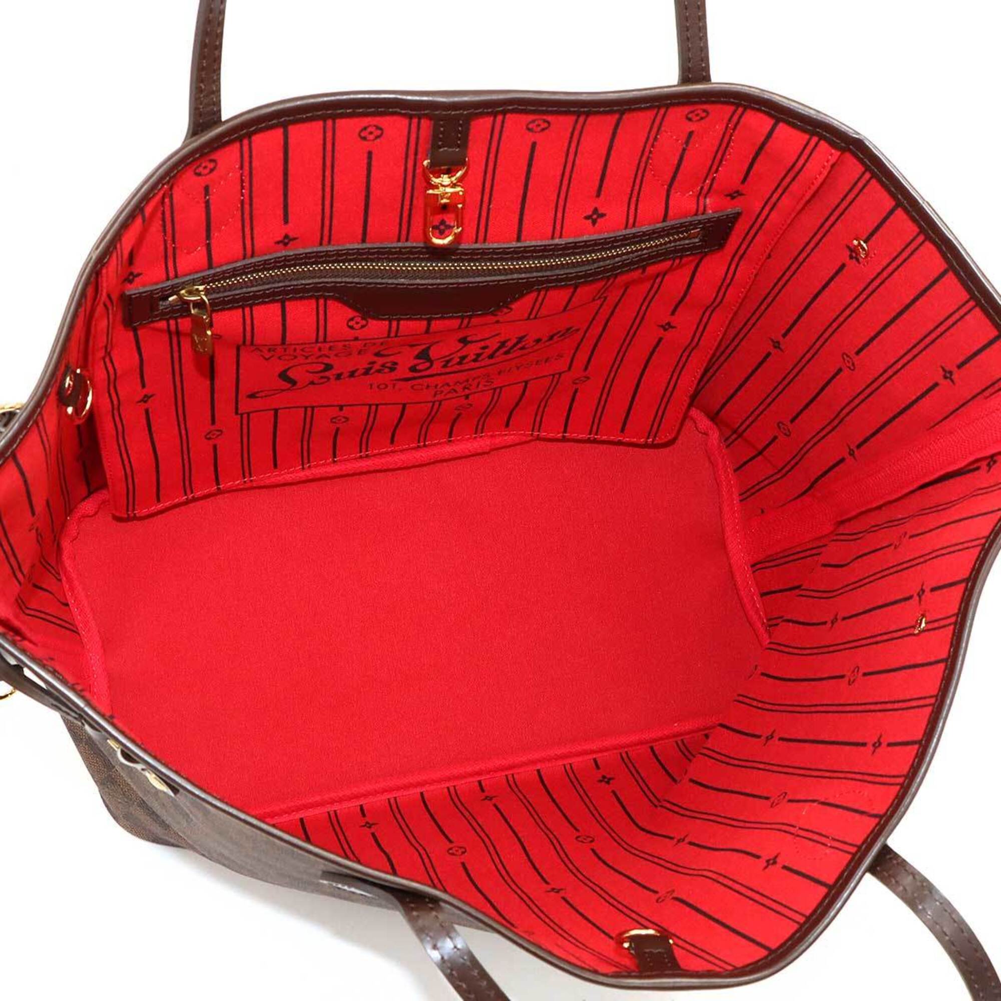 Louis Vuitton Brown Cerise Damier Canvas Ebene Damier Canvas Handbag Tote Bag (Pre-Owned)