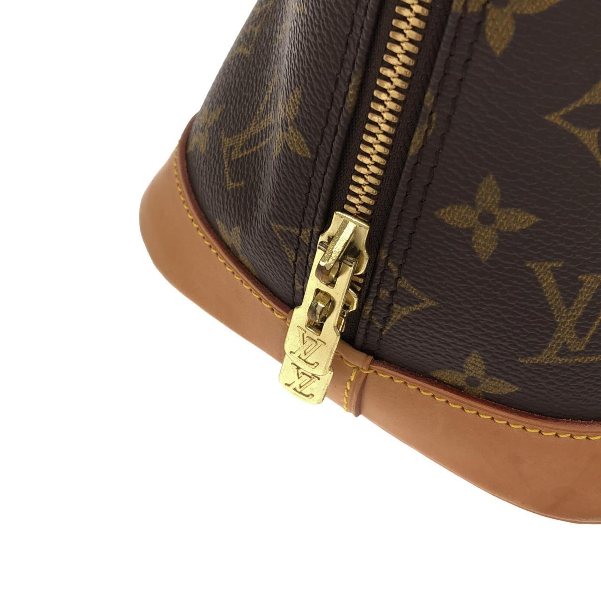 Louis Vuitton Marron Coated Canvas Handbag (Pre-Owned)
