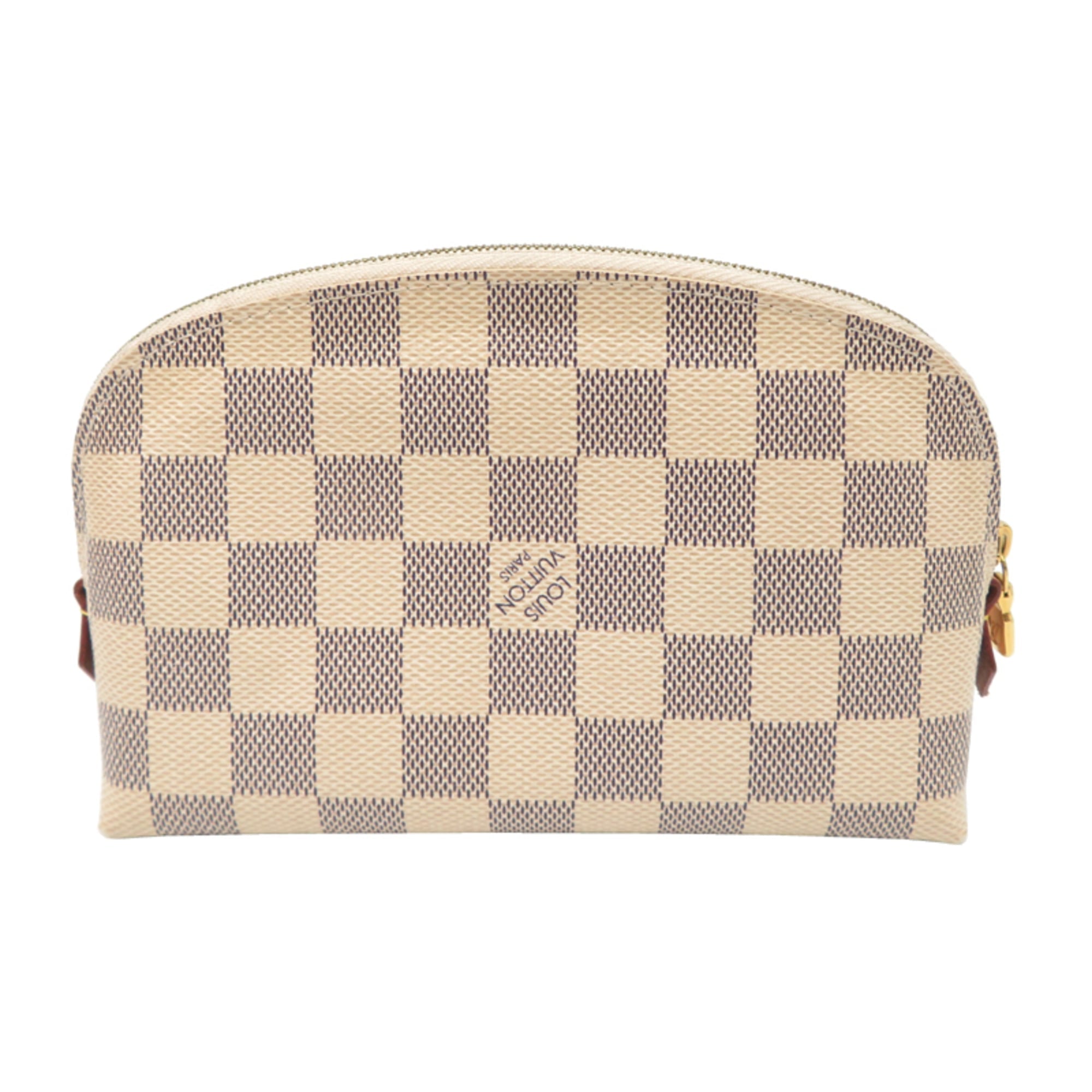 Louis Vuitton White Damier Azur Pochette Pouch (Pre-Owned)
