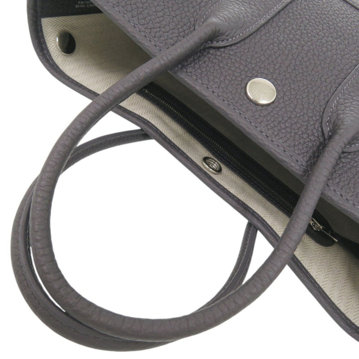 Hermes Ardoise Negonda Leather Handbag (Pre-Owned)